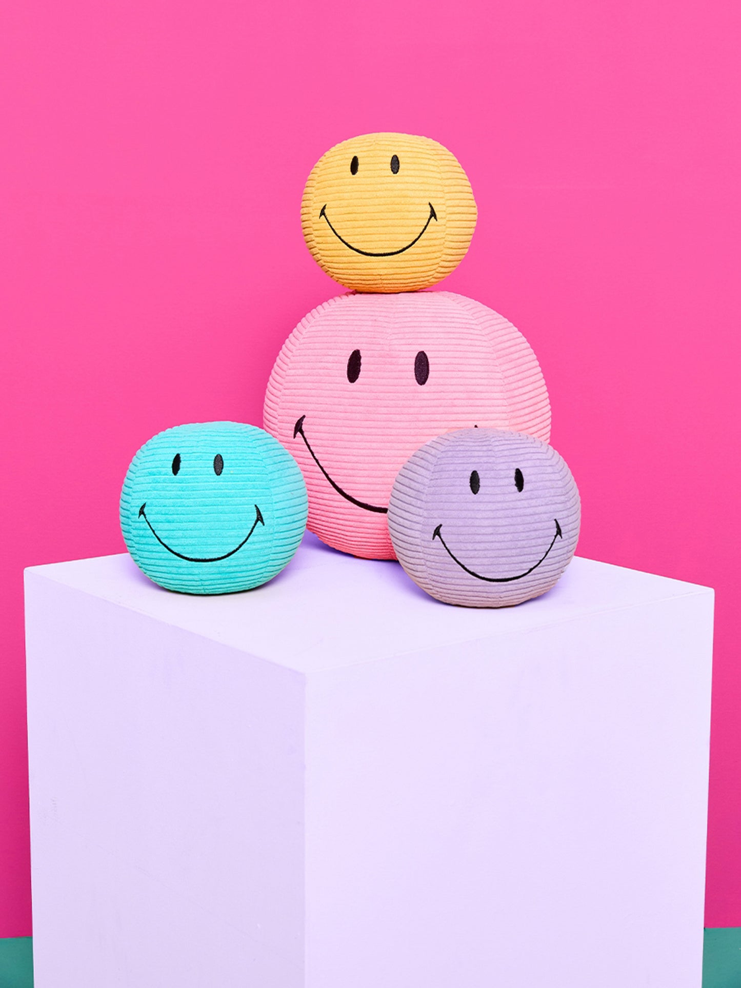 Smile lilla per bambina,Bon Ton Toys,SMILEY ECO COURDUROY DARK PURPLE