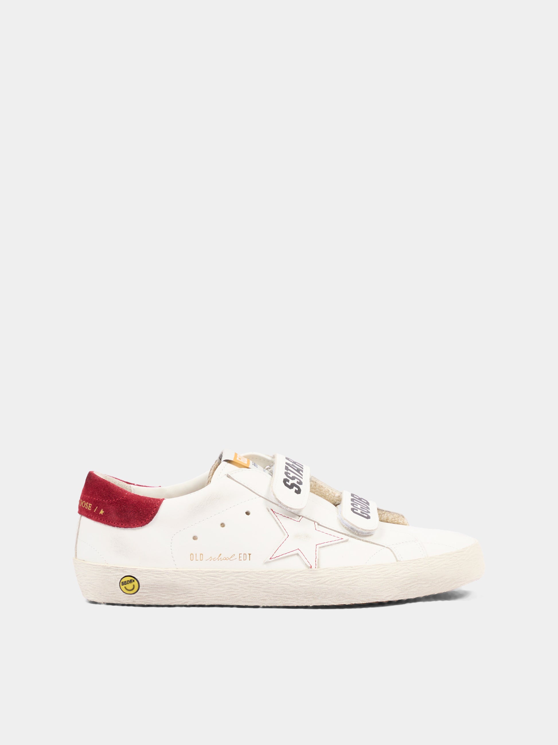 Sneakers Old School bianche a strappi per bambini,Golden Goose,GJF00111 F008666 10350