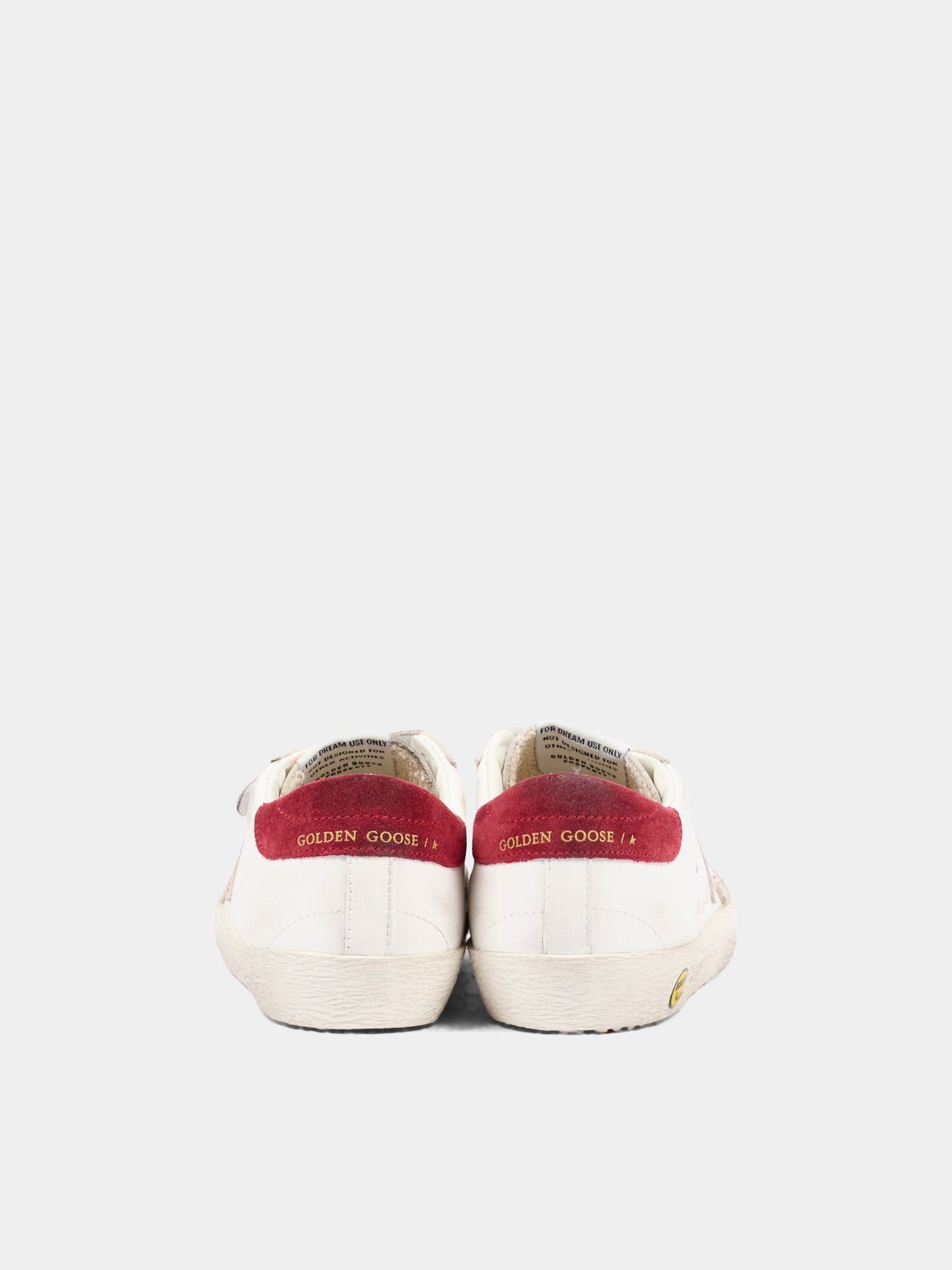 Sneakers Old School bianche a strappi per bambini,Golden Goose,GJF00111 F008666 10350