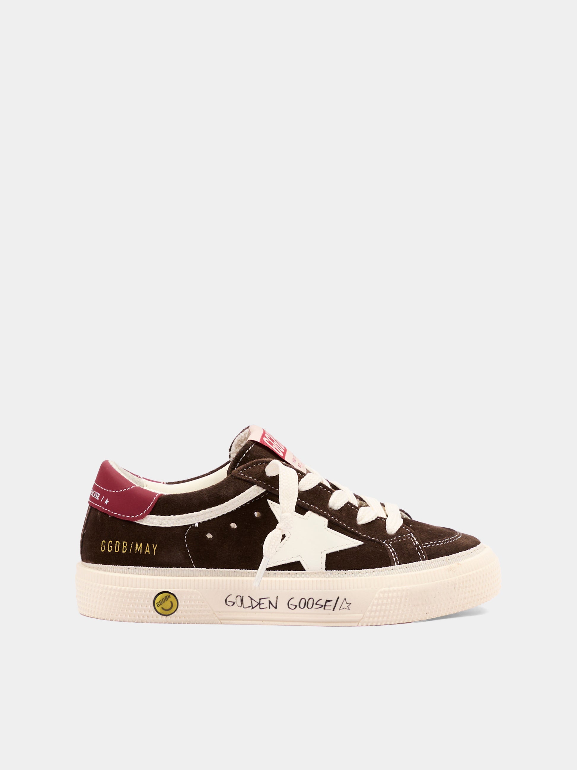 Sneakers marroni May per bambini,Golden Goose,GJF00496 F008645 55773