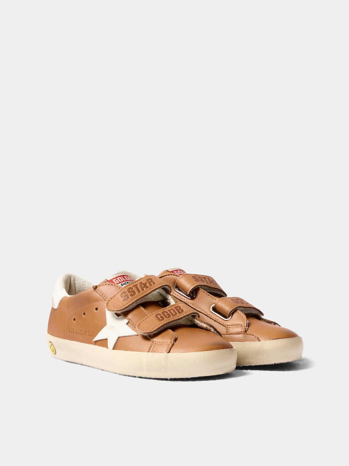 Sneakers Old School marroni a strappi per bambini,Golden Goose,GJF00111 F008644 55799