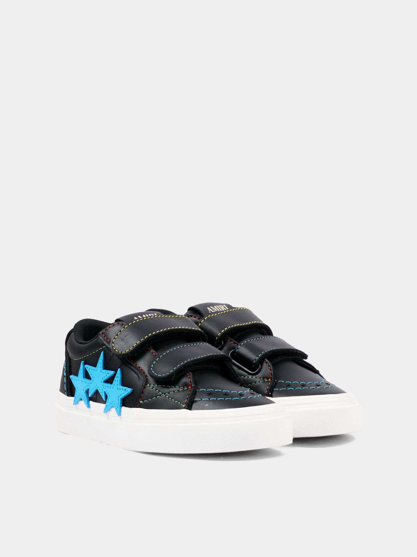 Sneakers nere per bambino con stelle,Amiri,AC326SN002 0002 BLACK