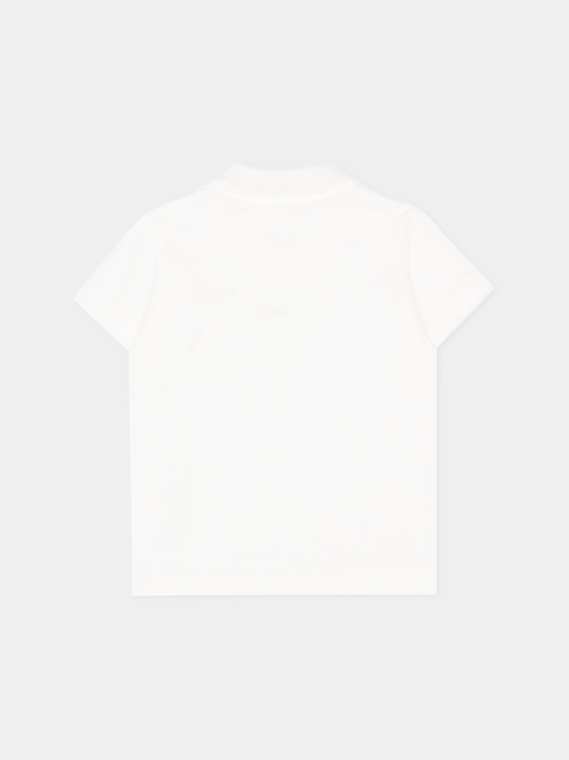 Polo bianca per neonato con logo,Versace,1025178 1A18165 2WO30