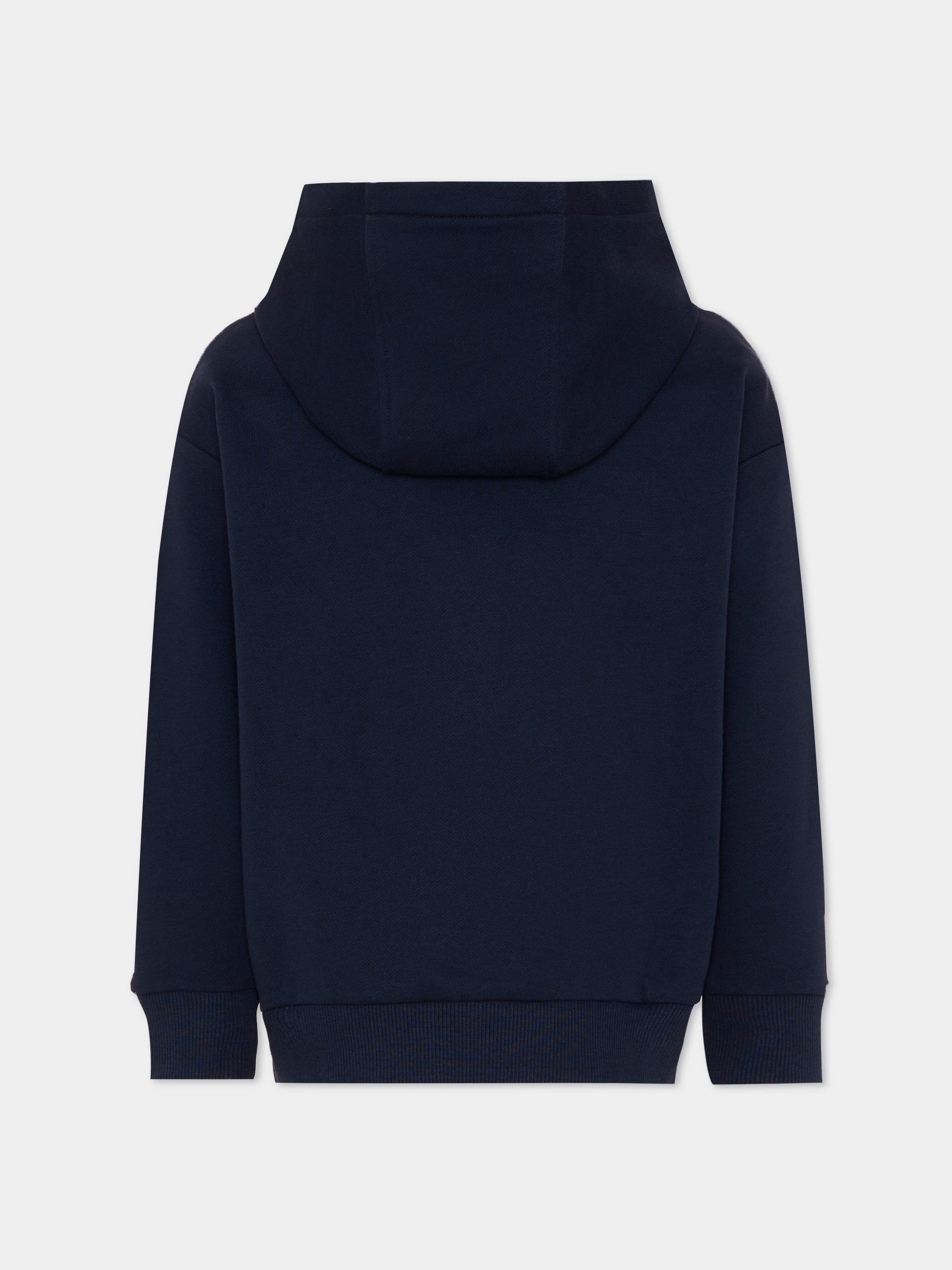 Felpa blu per bambini con logo,Versace,1024950 1A18126 2U4K0