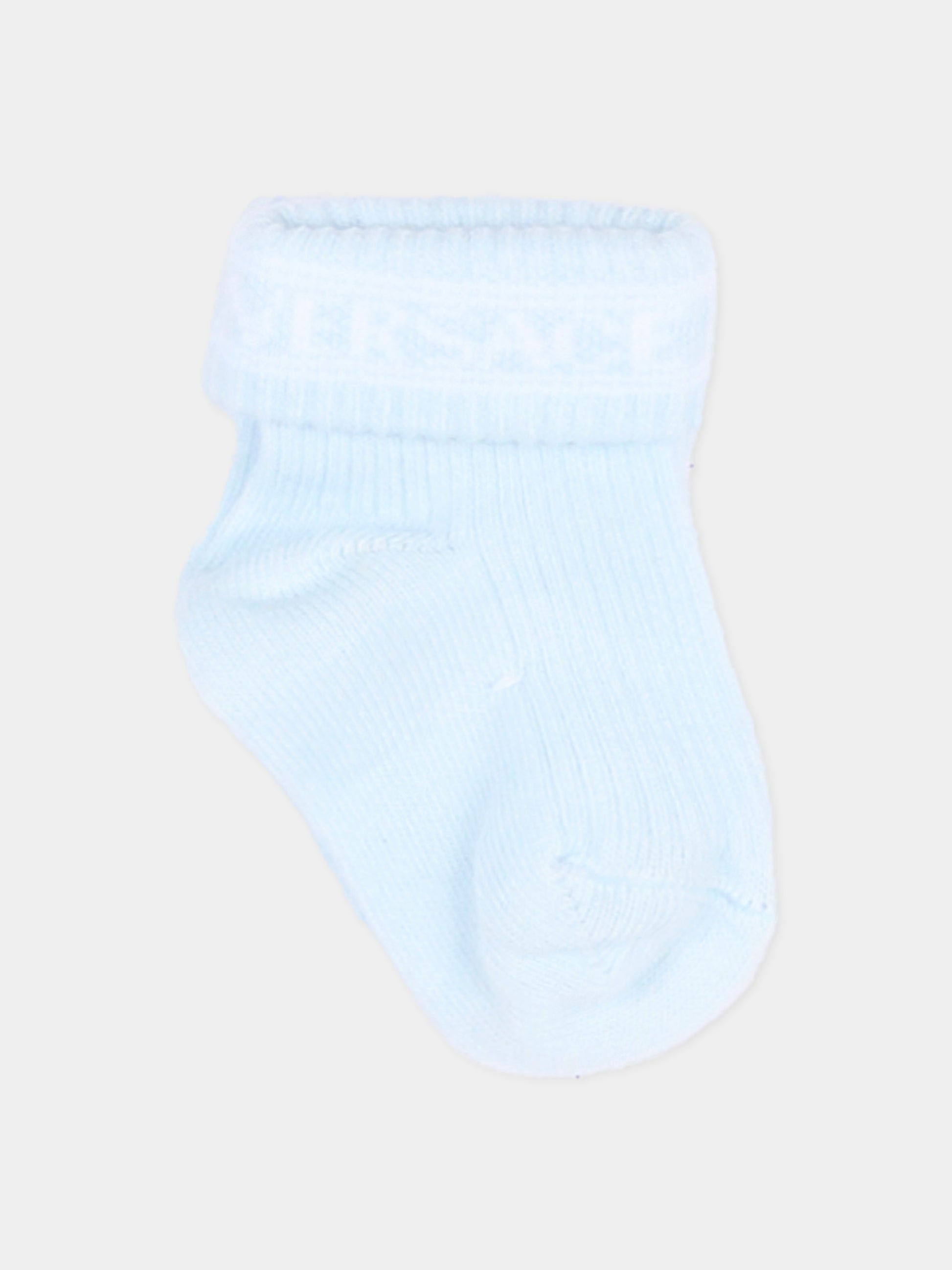 Calzini multicolor per neonato con logo,Versace,1022527 1A18061 6WN40