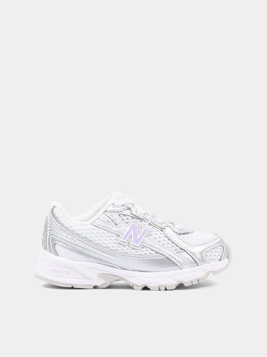 Sneakers bianche 740 per bambina,New Balance,I7404TE
