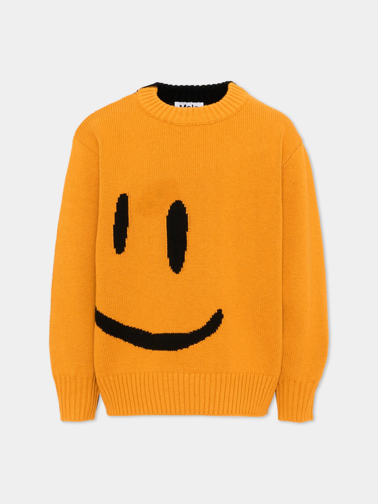 Maglione giallo Bello per bambini con smile