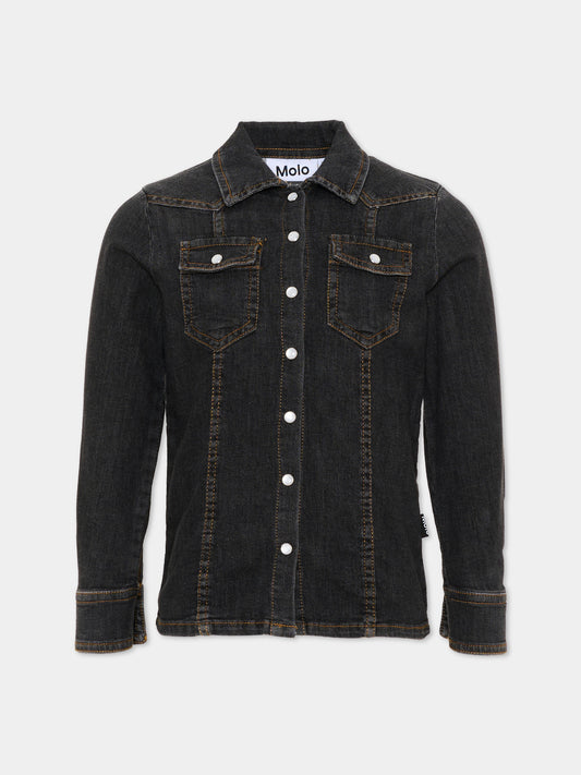 Camicia denim Robine per bambina,Molo,2W26C207 8073