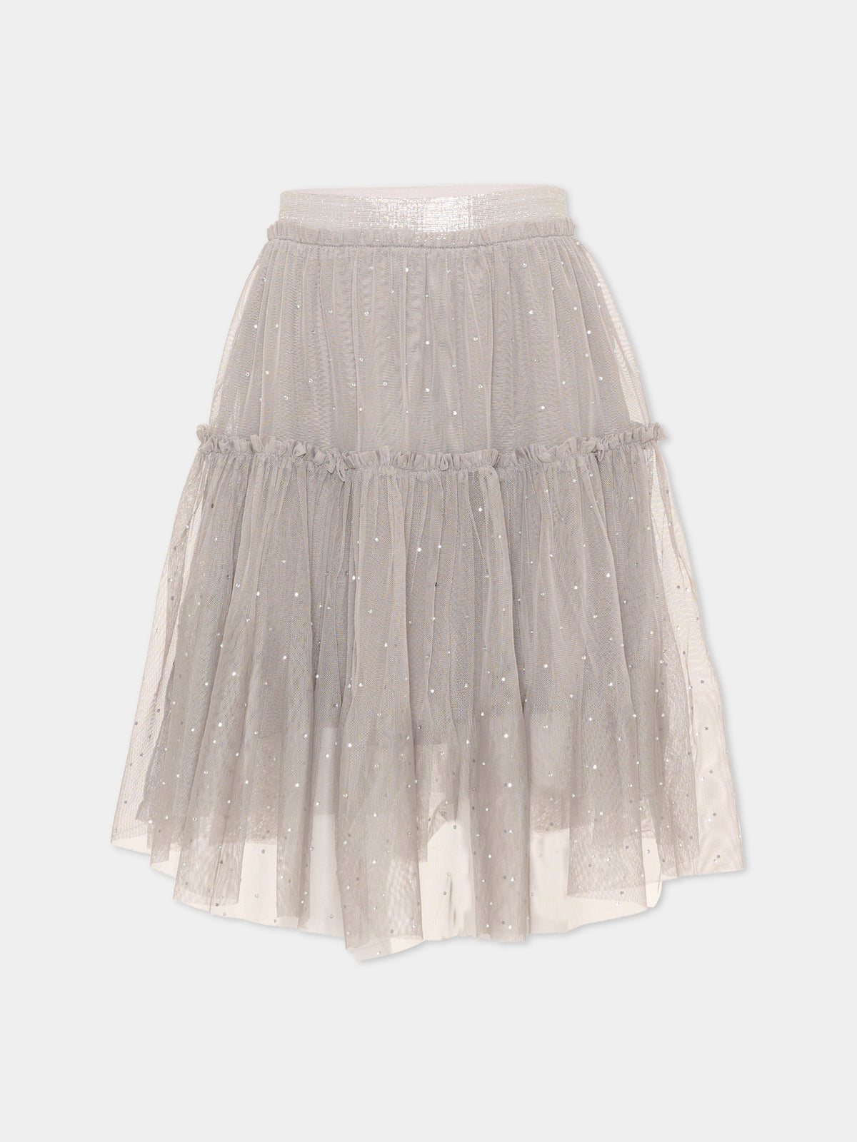 Gonna grigia Bille per bambina,Molo,2W26D113 2949