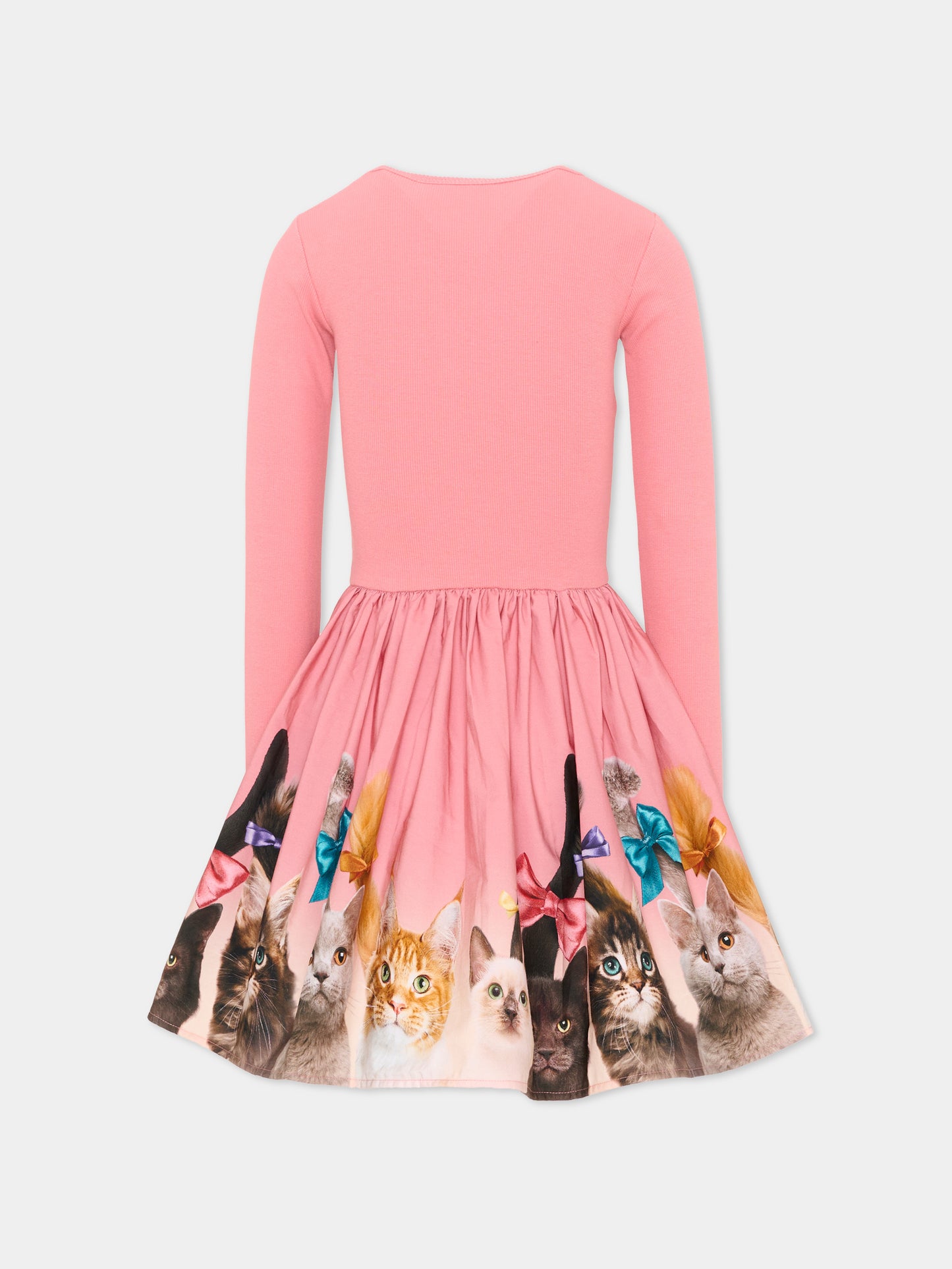 Vestito rosa Casie per bambina con gatti,Molo,2W26E203 5616