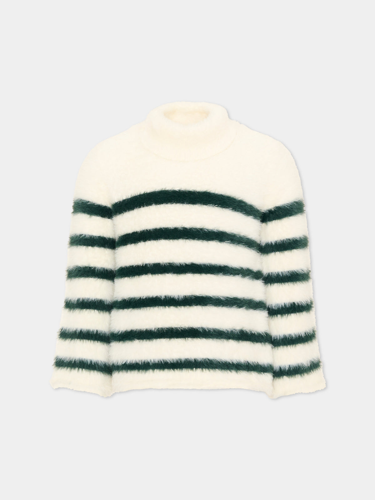 Maglione bianco Govina per bambina a righe,Molo,2W26K208 5830
