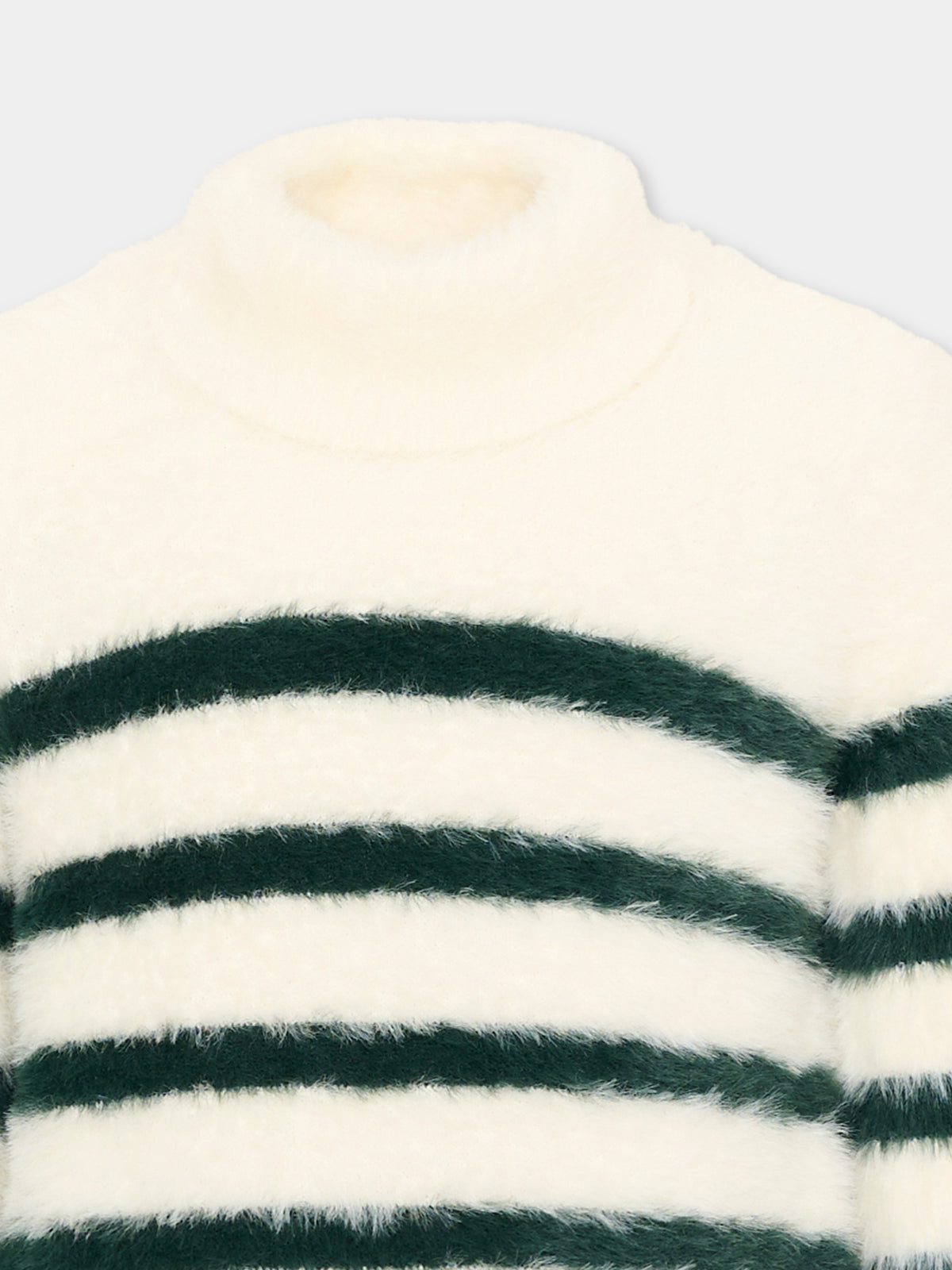 Maglione bianco Govina per bambina a righe,Molo,2W26K208 5830