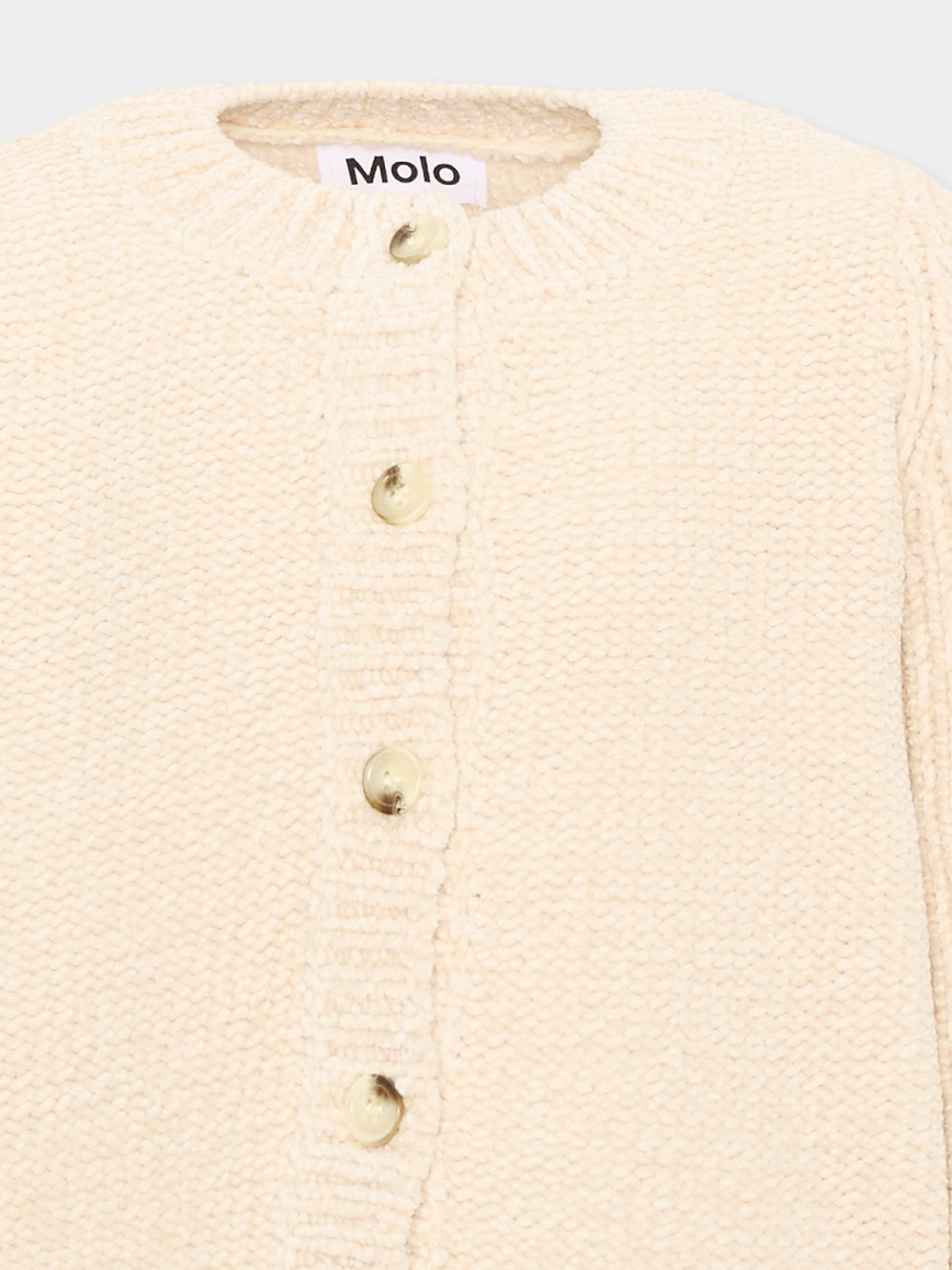 Cardigan avorio Gilah per bambina,Molo,2W26K301 2444