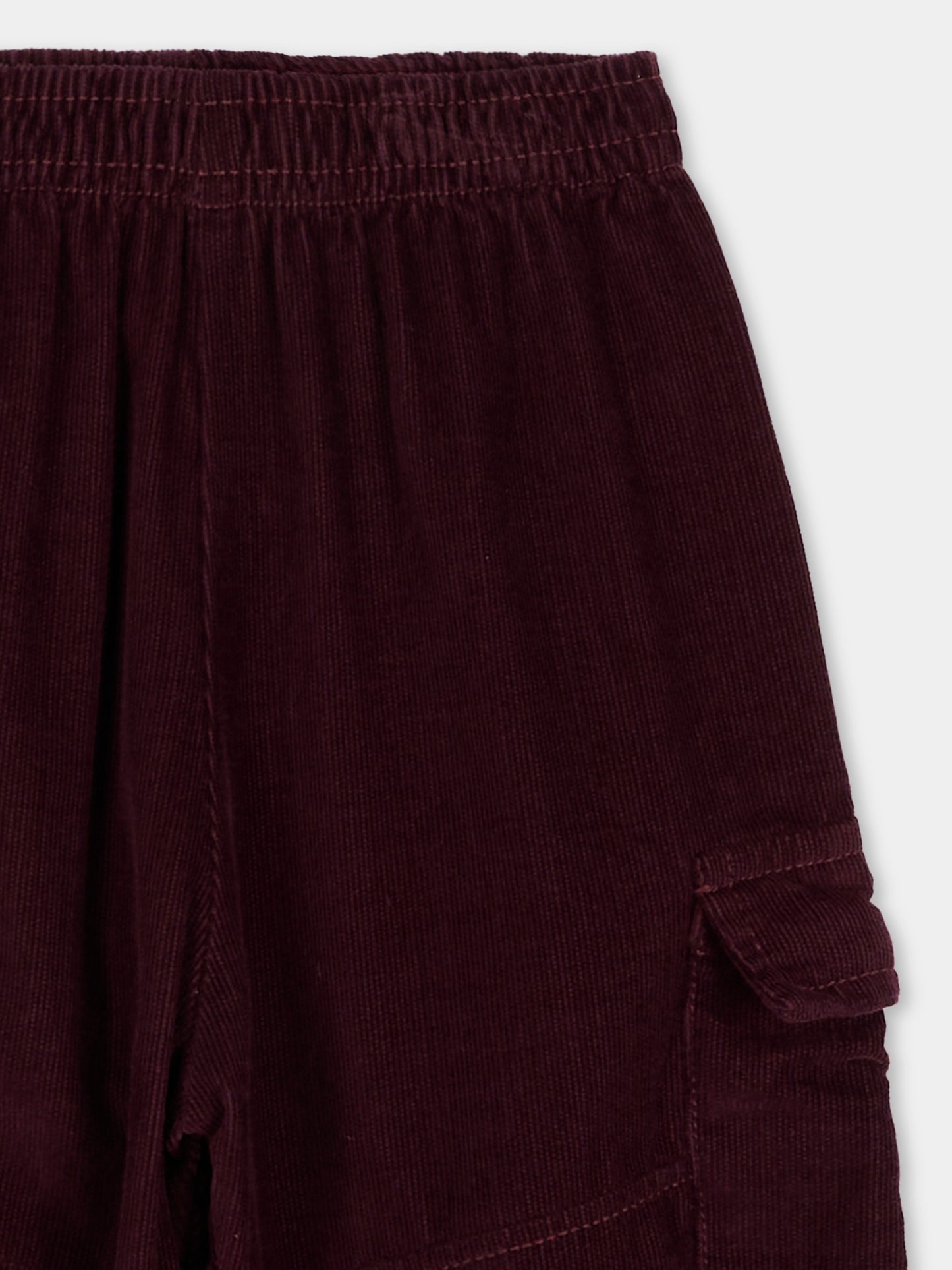Pantaloni Cargo Bordeaux per neonata,Molo,4W26I102 2225