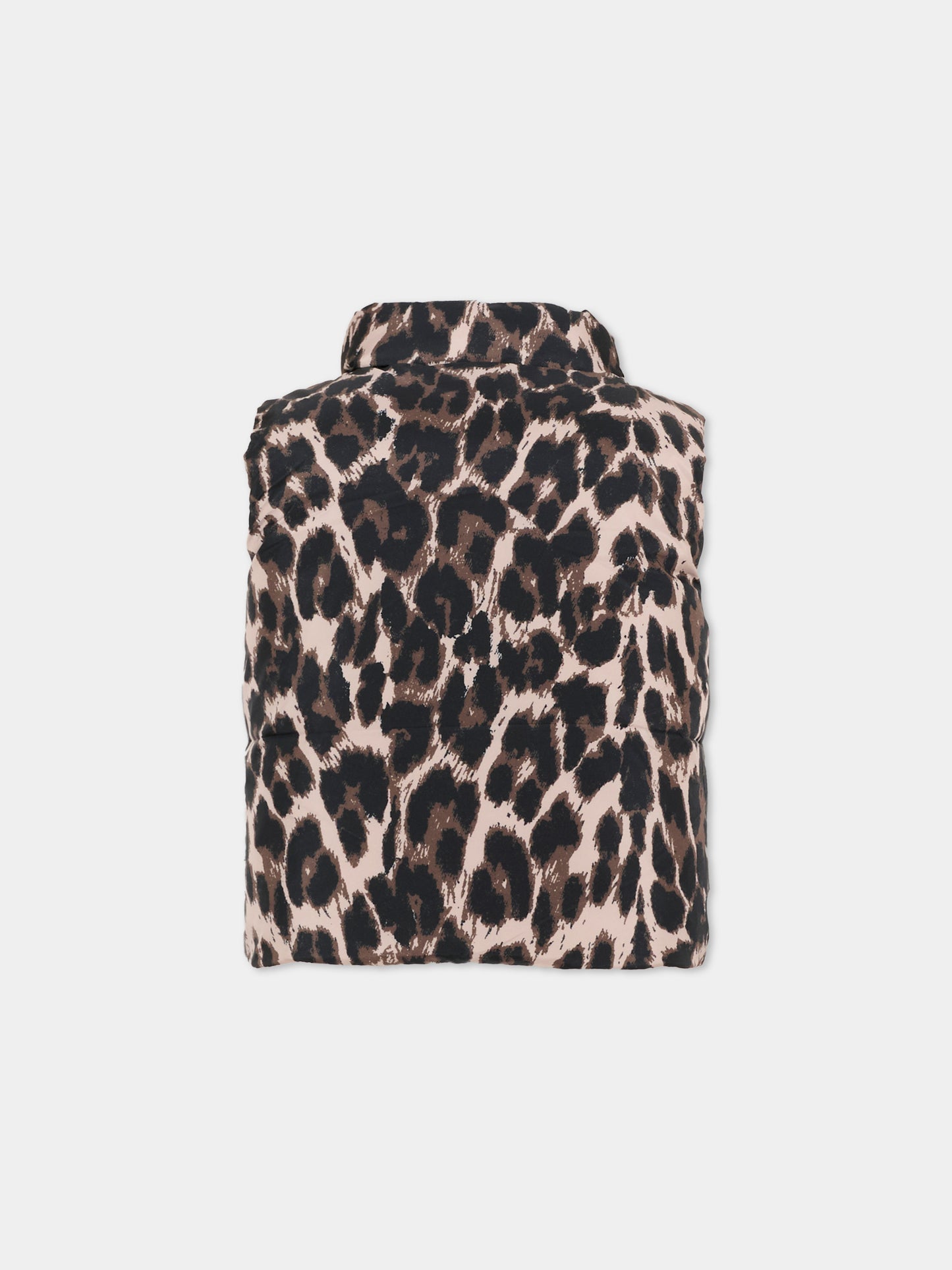Gilet Hester marrone per bambina animalier,Molo,5W26M203 9783