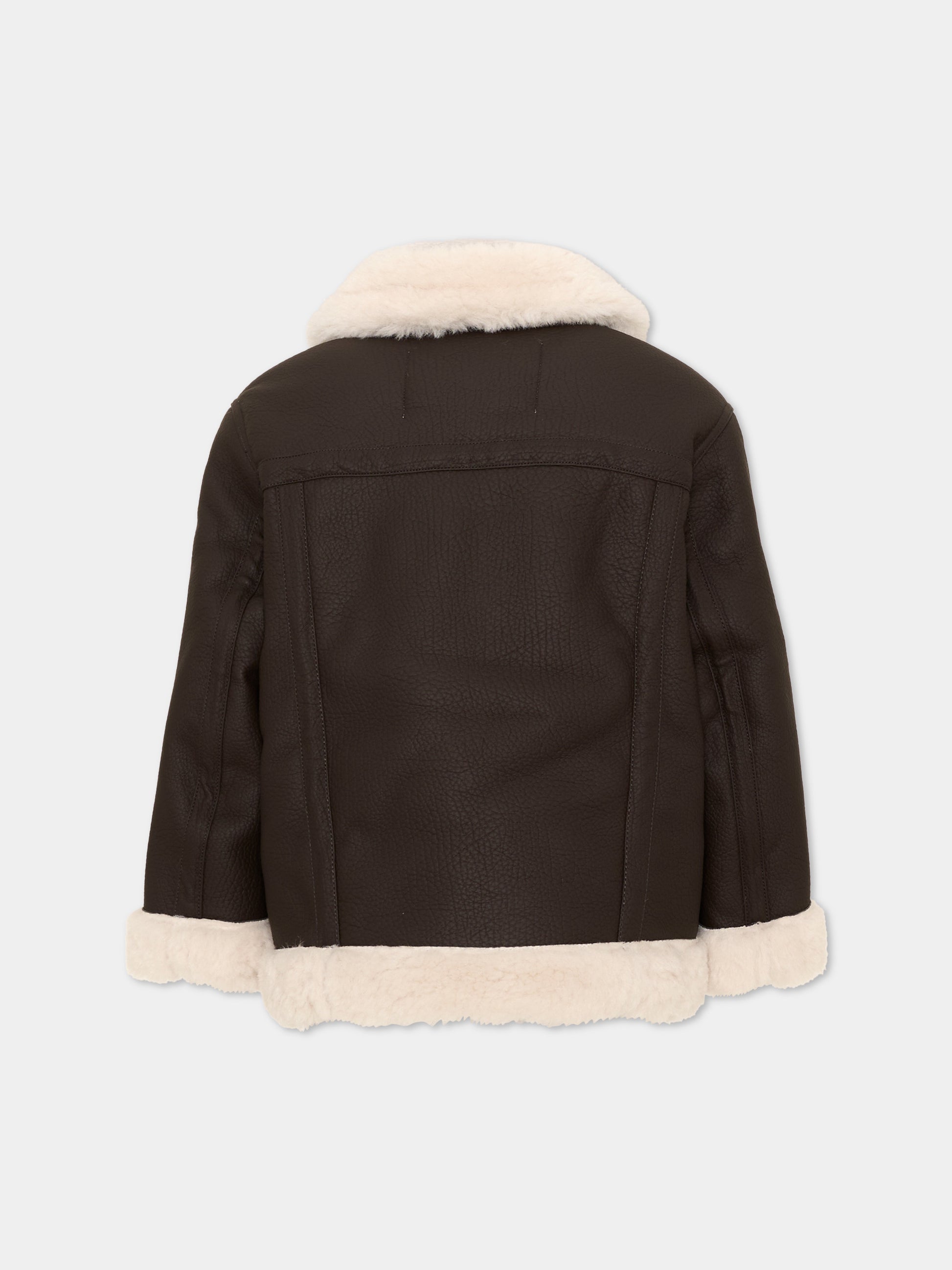 Ecopelliccia marrone Hadley per bambina,Molo,5W26M305 5993