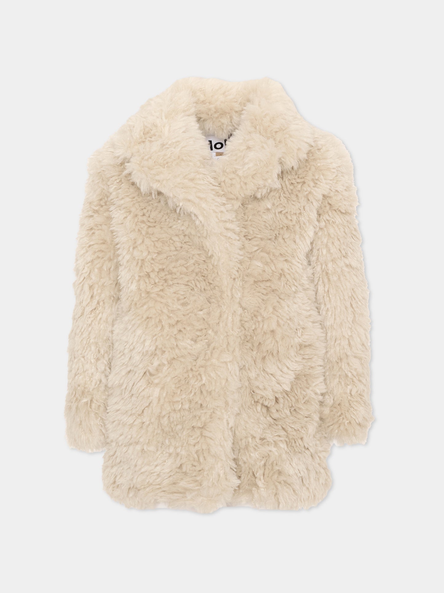 Ecopelliccia avorio Helin per bambina,Molo,5W26M333 5645