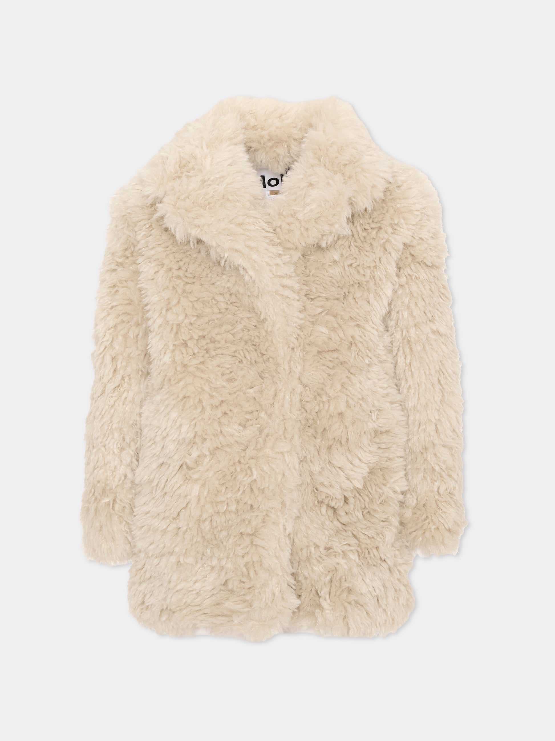 Ecopelliccia avorio Helin per bambina,Molo,5W26M333 5645