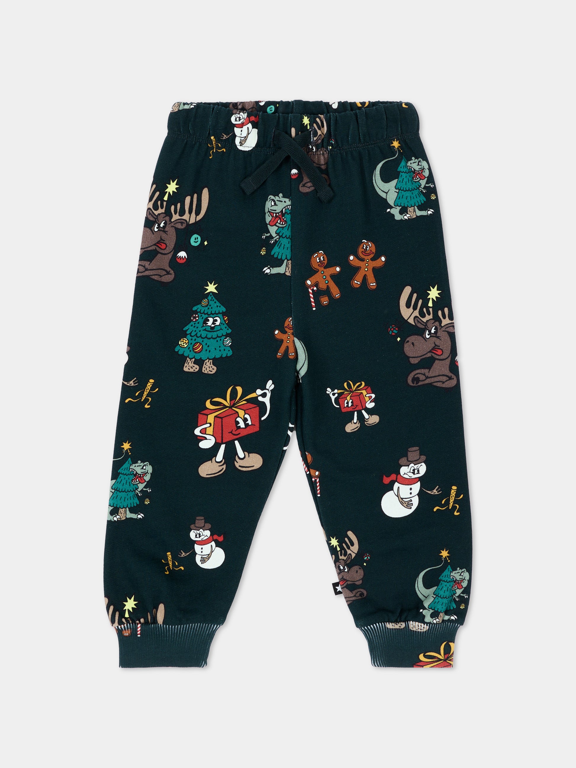 Pantalone verde Simeon per neonato con stampa,Molo,6W26I204 5872