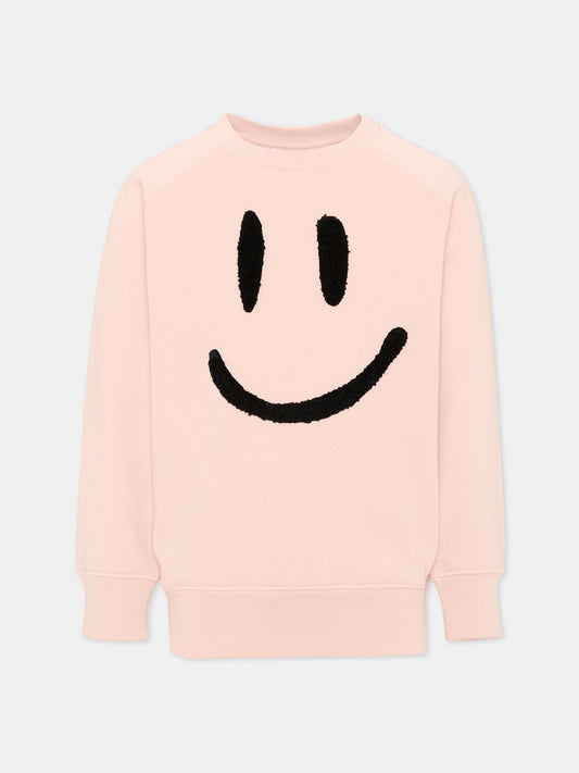 Felpa rosa  Mike  per bambina smile,Molo,6W26J201 8058