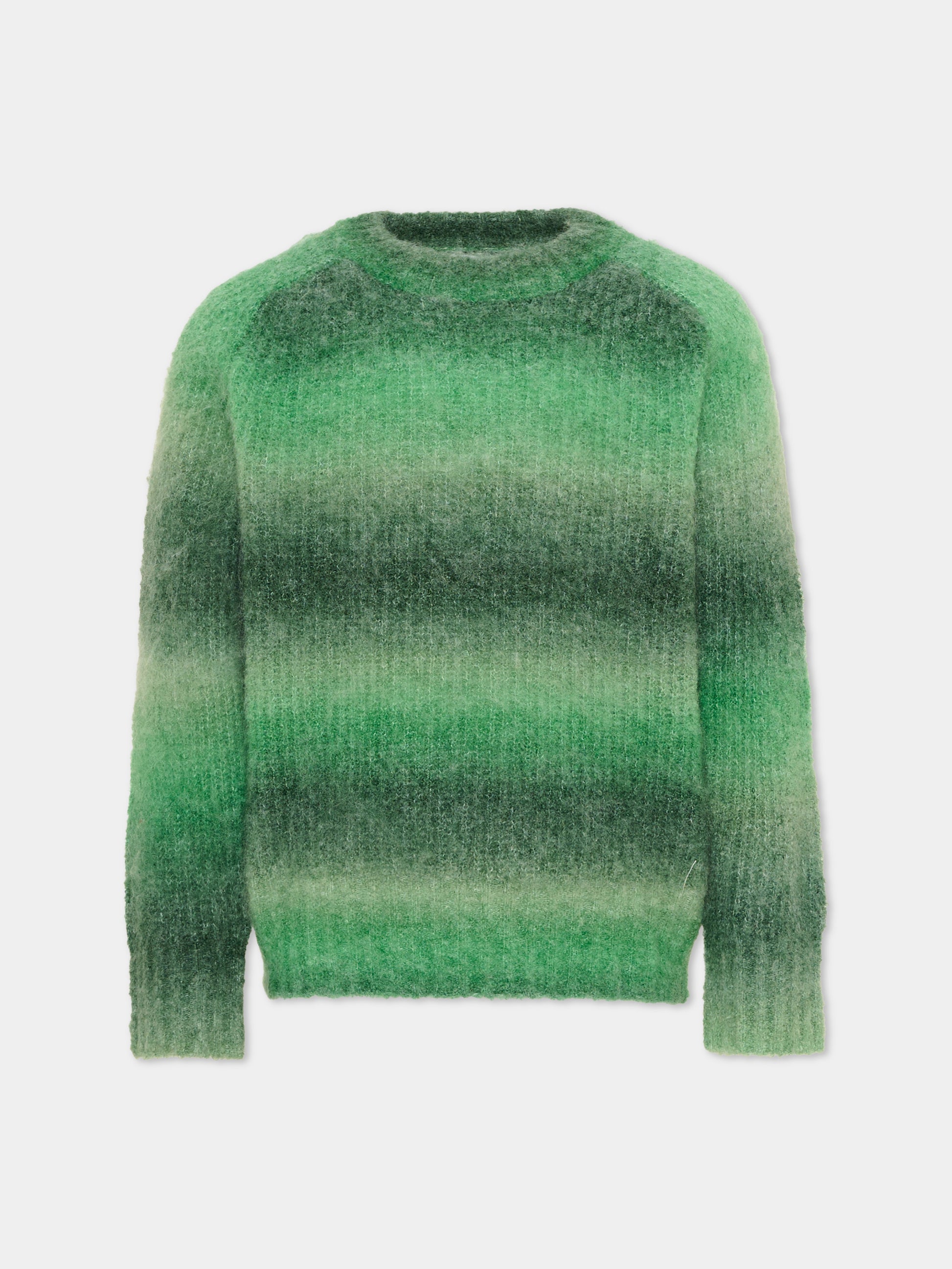 Maglione verde Bosse a righe per bambini,Molo,6W26K202 5942