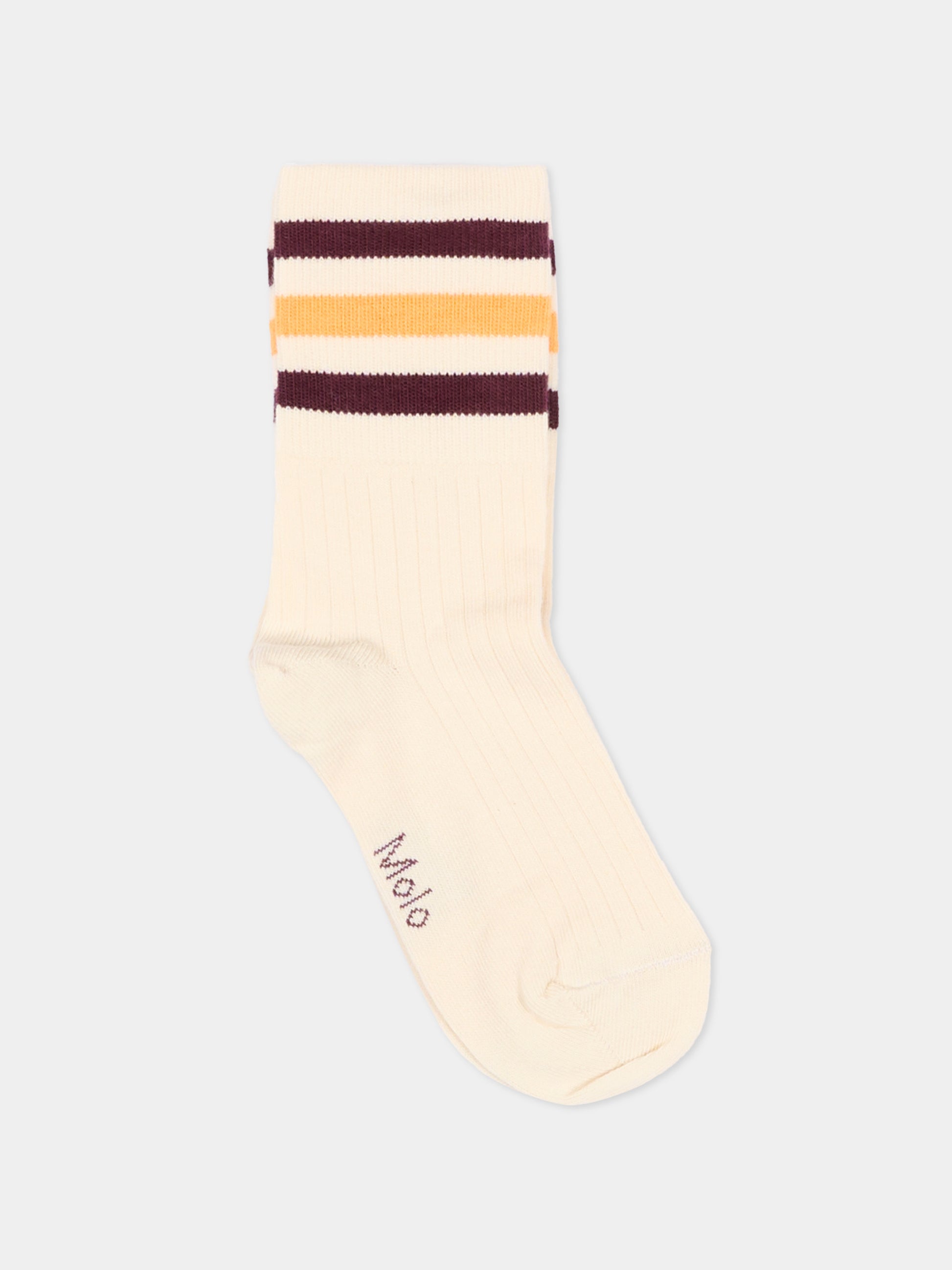 Calzini multicolor  Calze multicolor  per bambina cuori e righe,Molo,7W26G103 5858