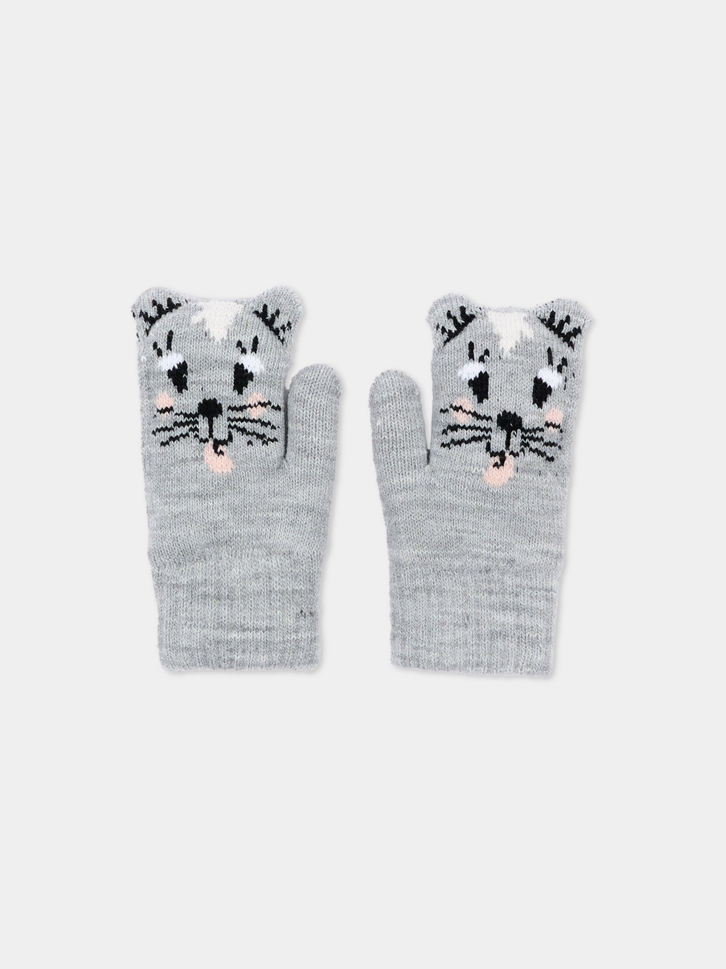 Guanti grigi Kenau per bambina,Molo,7W26S102 1046