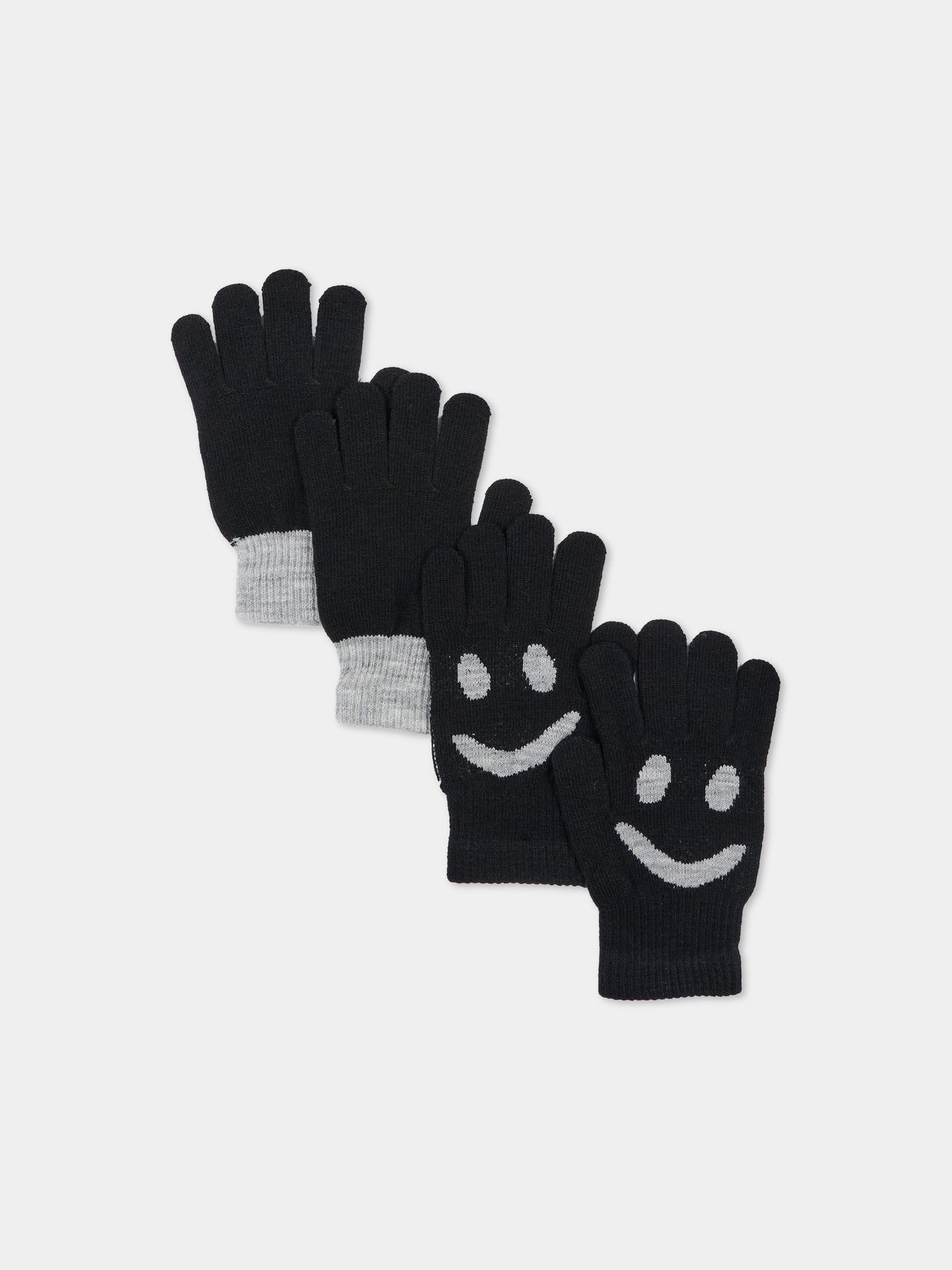 Guanti neri Kello per bambini con smile,Molo,7W26S202 0099