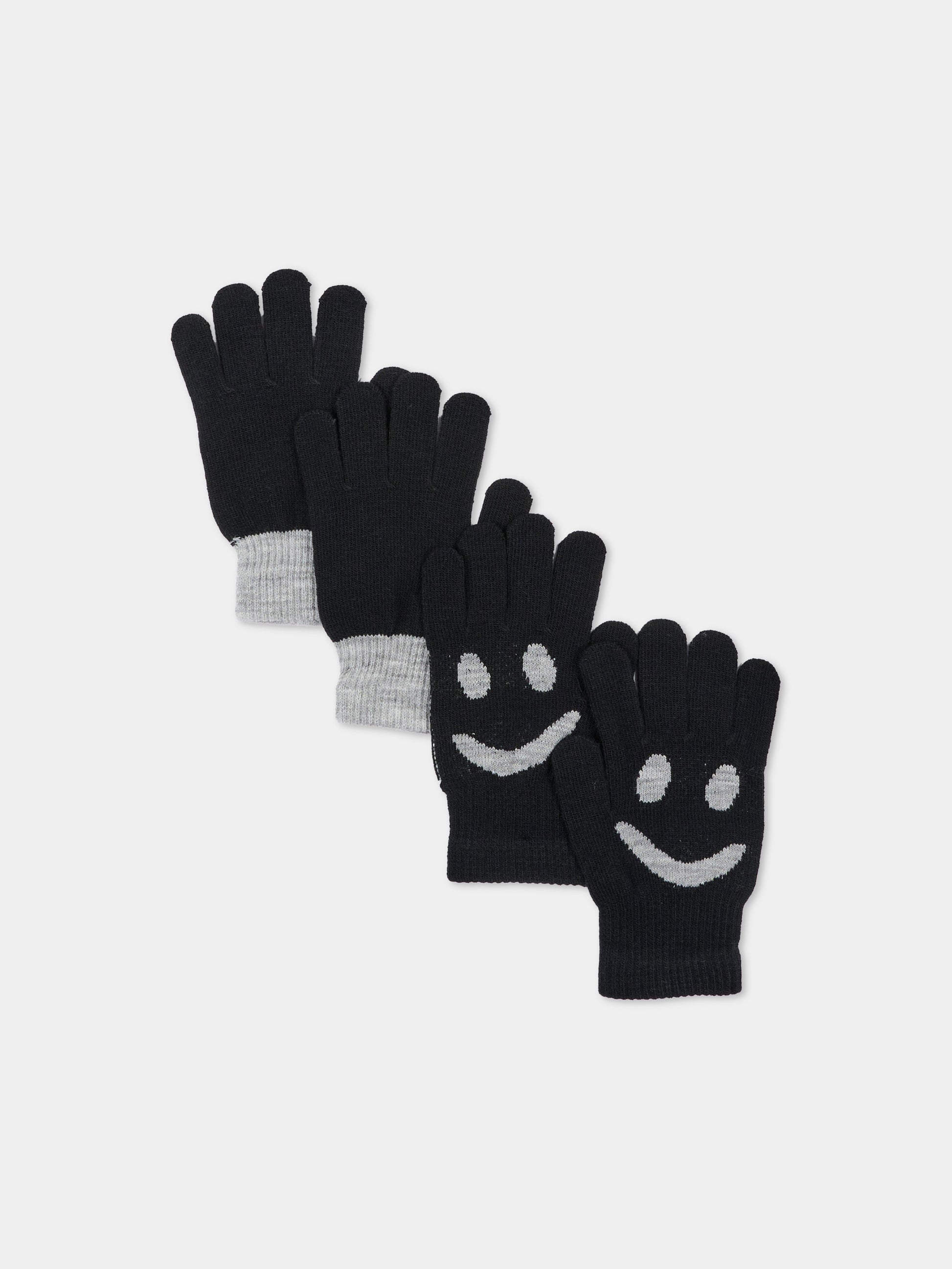 Guanti neri Kello per bambini con smile,Molo,7W26S202 0099