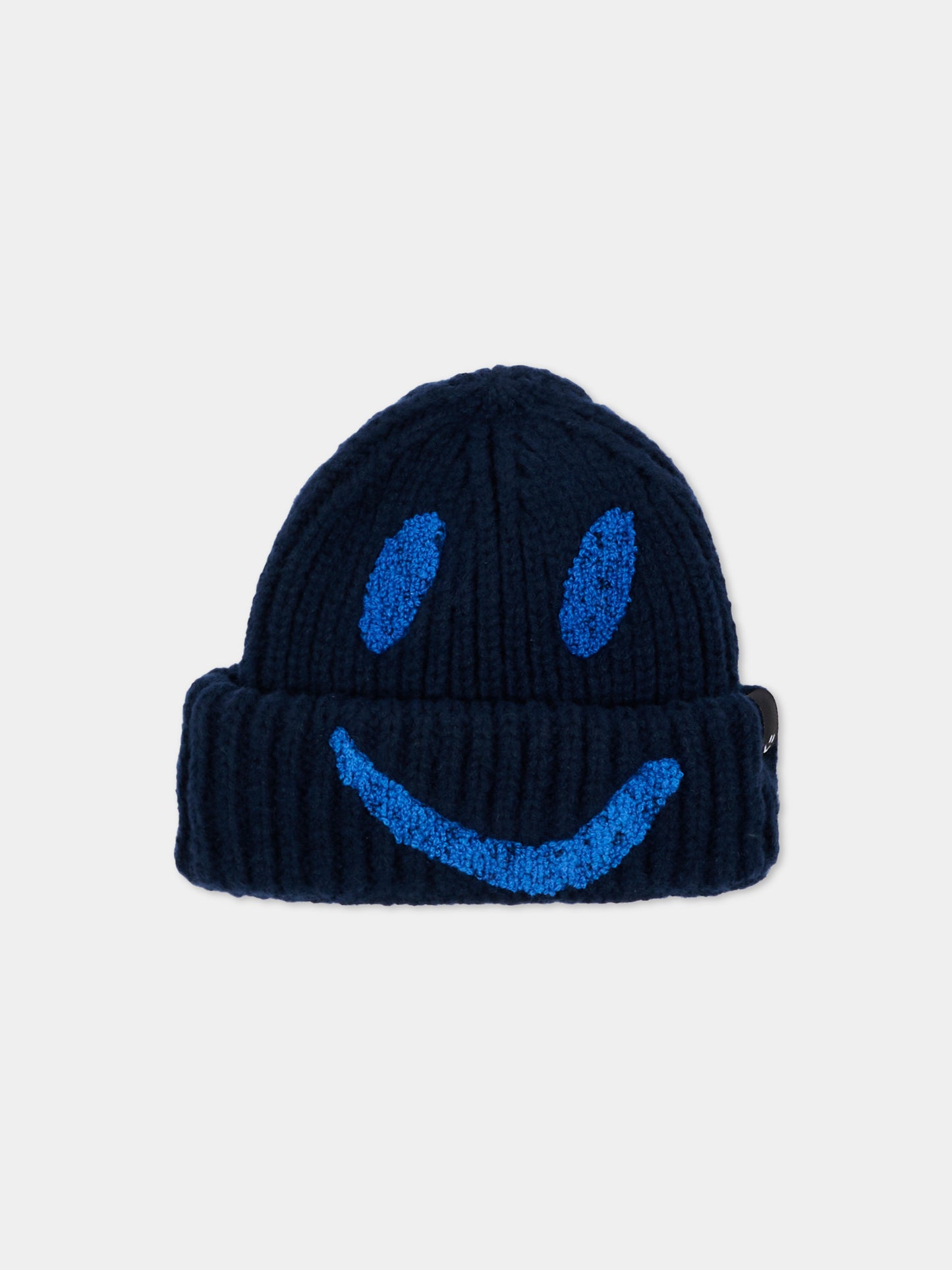 Berretto blu Kim per bambini con smile,Molo,7W26S303 8773