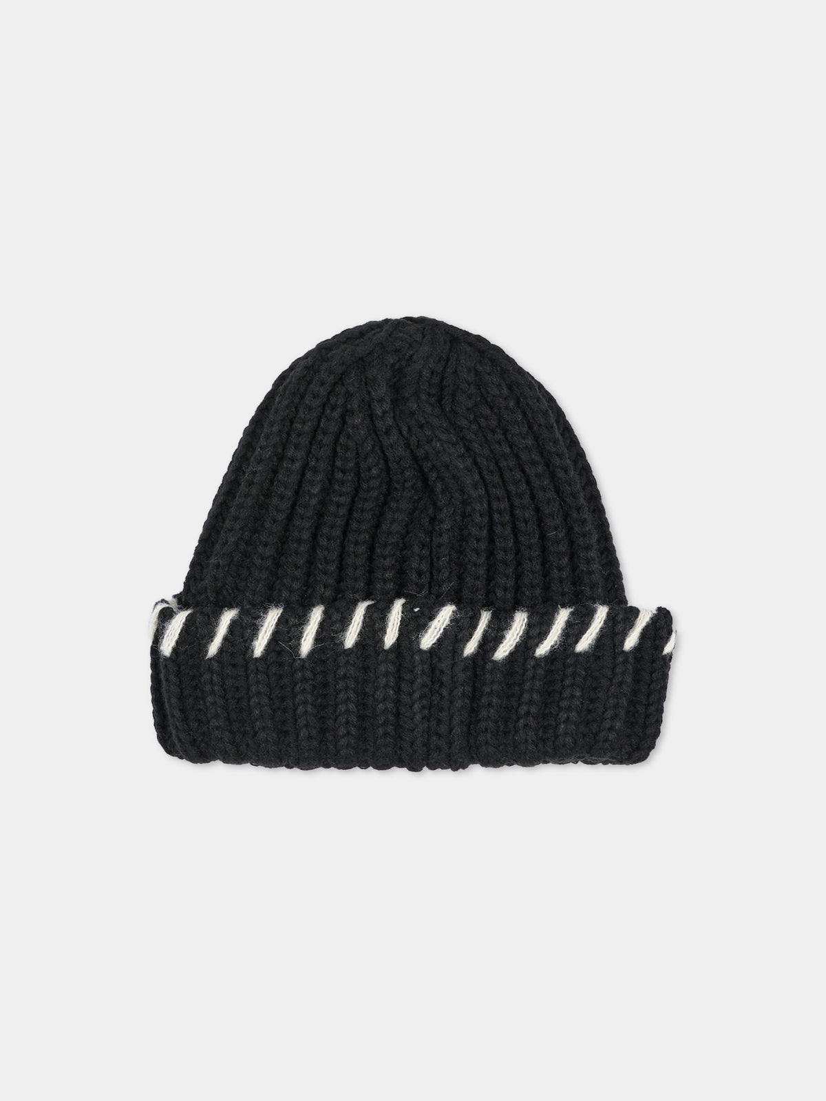 Berretto in maglia nero karina per bambini,Molo,7W26S311 0099
