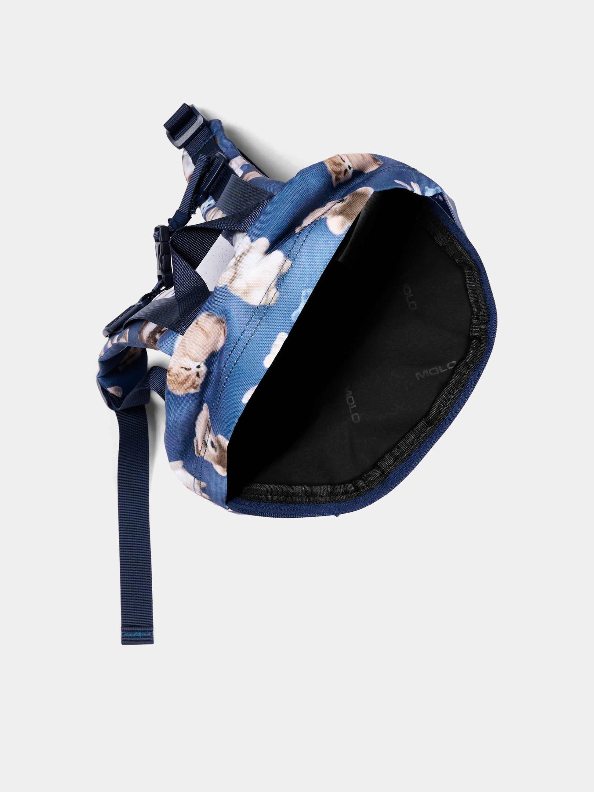Zaino blu con animali per neonati,Molo,7W26V204 5936