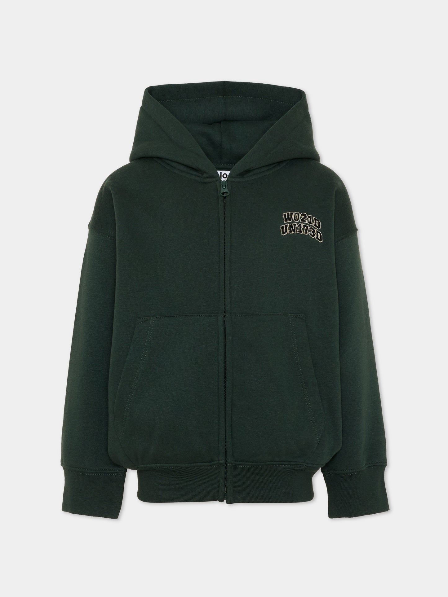 Felpa verde Marley per bambino,Molo,1W26J304 5721