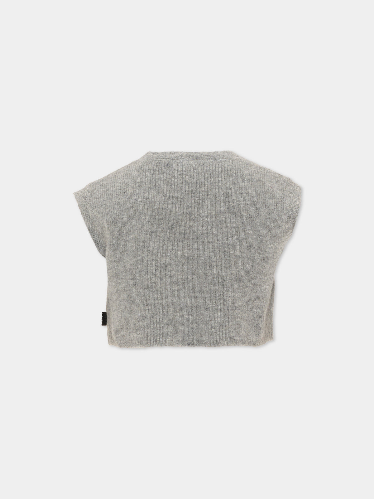 Maglia gilet grigia Gianni per bambini,Molo,2W26K101 1046