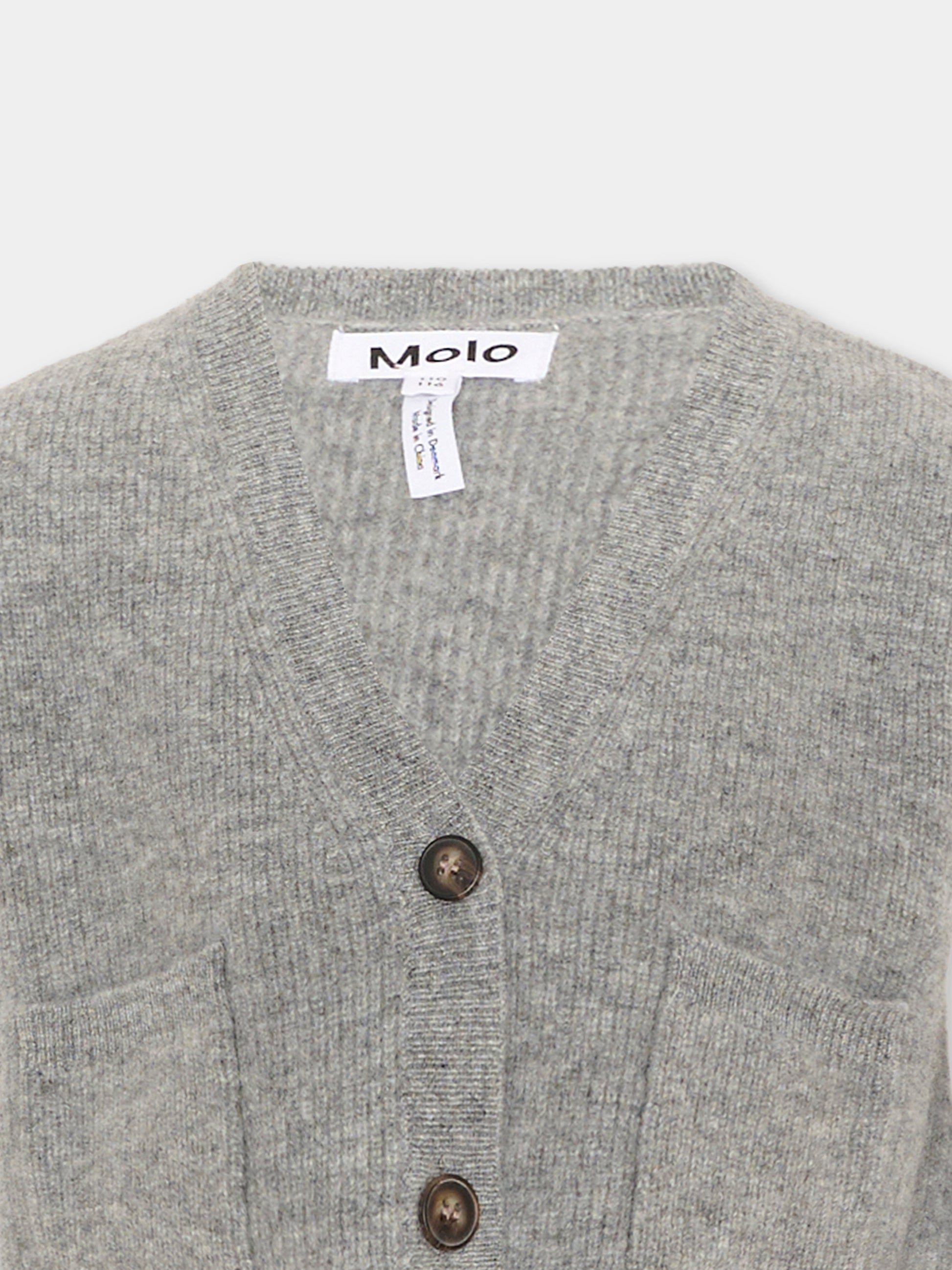Maglia gilet grigia Gianni per bambino,Molo,2W26K101 1046