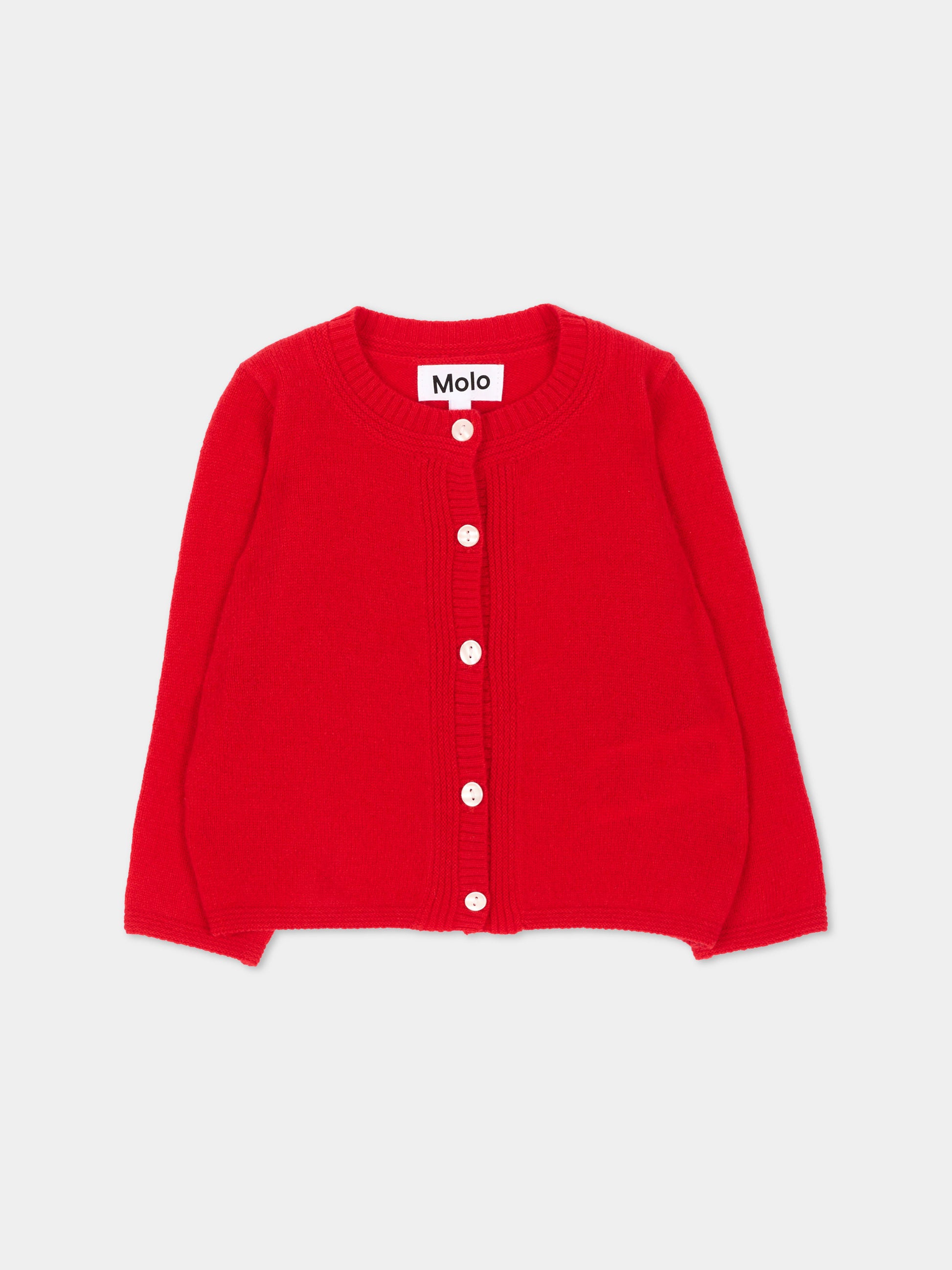 Cardigan rosso Gita per neonata,Molo,4W26K301 5726