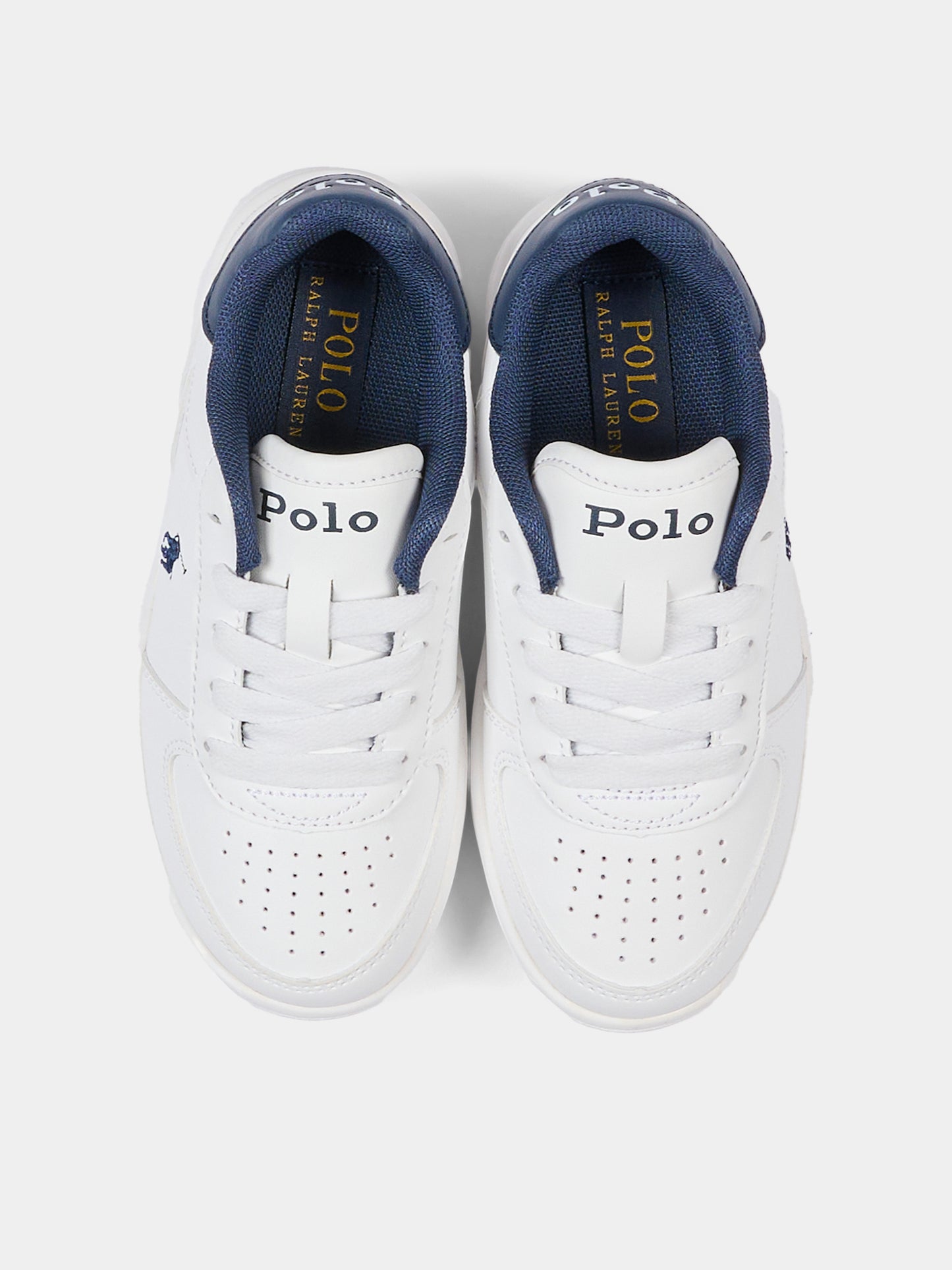 Sneakers bianche per bambino,Ralph Lauren Kids,RF103793