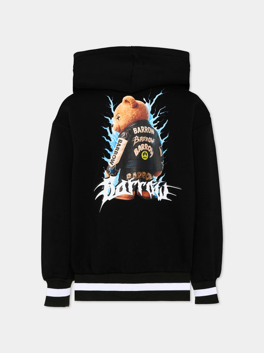 Bomber nero per bambino con orso,Barrow,F6BKJBJK070 110
