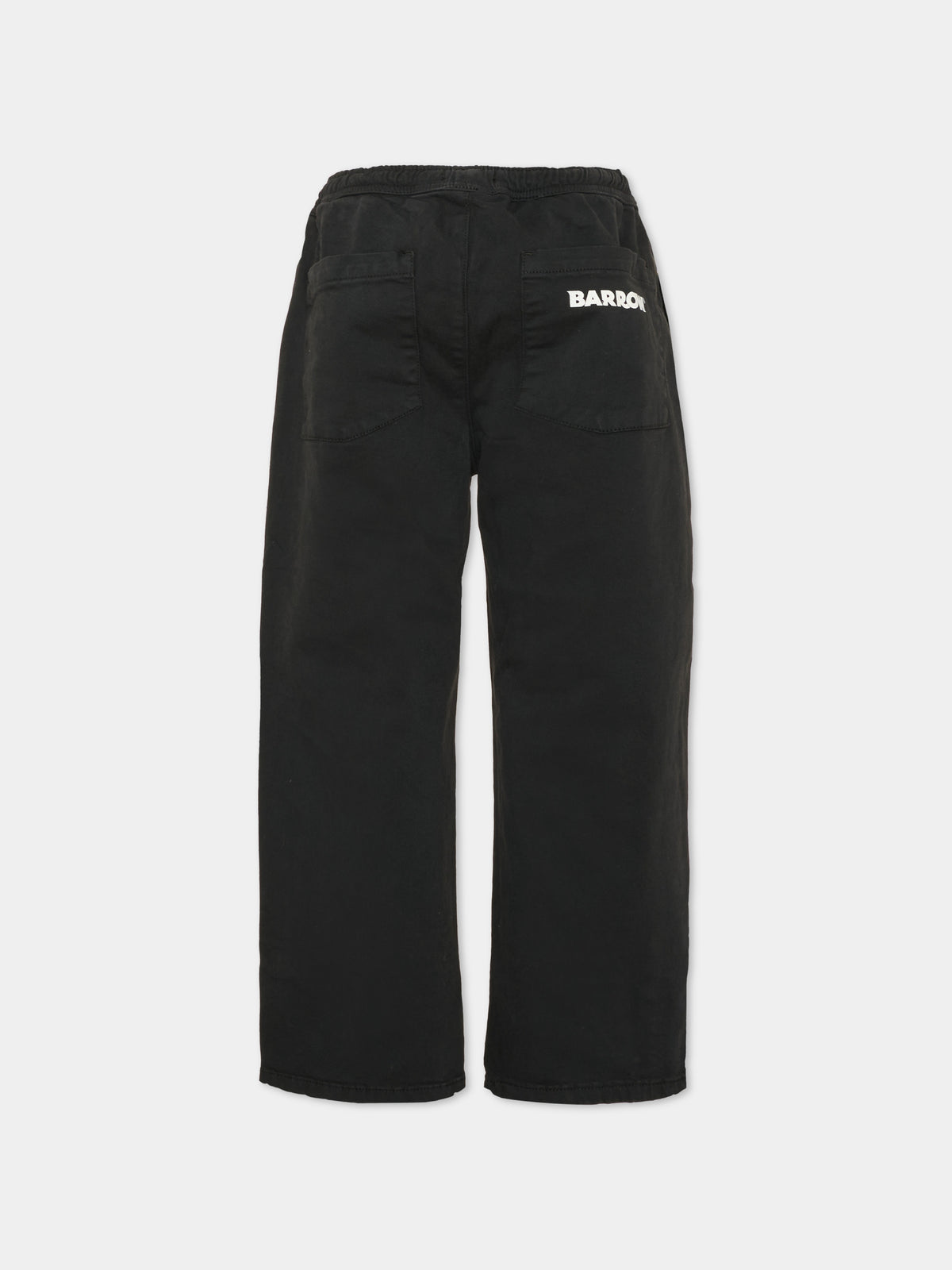 Pantalone nero per bambini con logo,Barrow,F6BKJUPA089 110