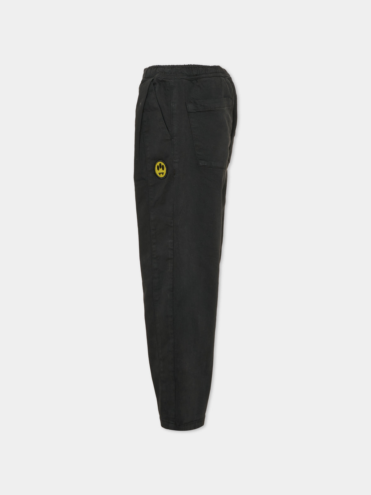 Pantalone nero per bambini con logo,Barrow,F6BKJUPA089 110