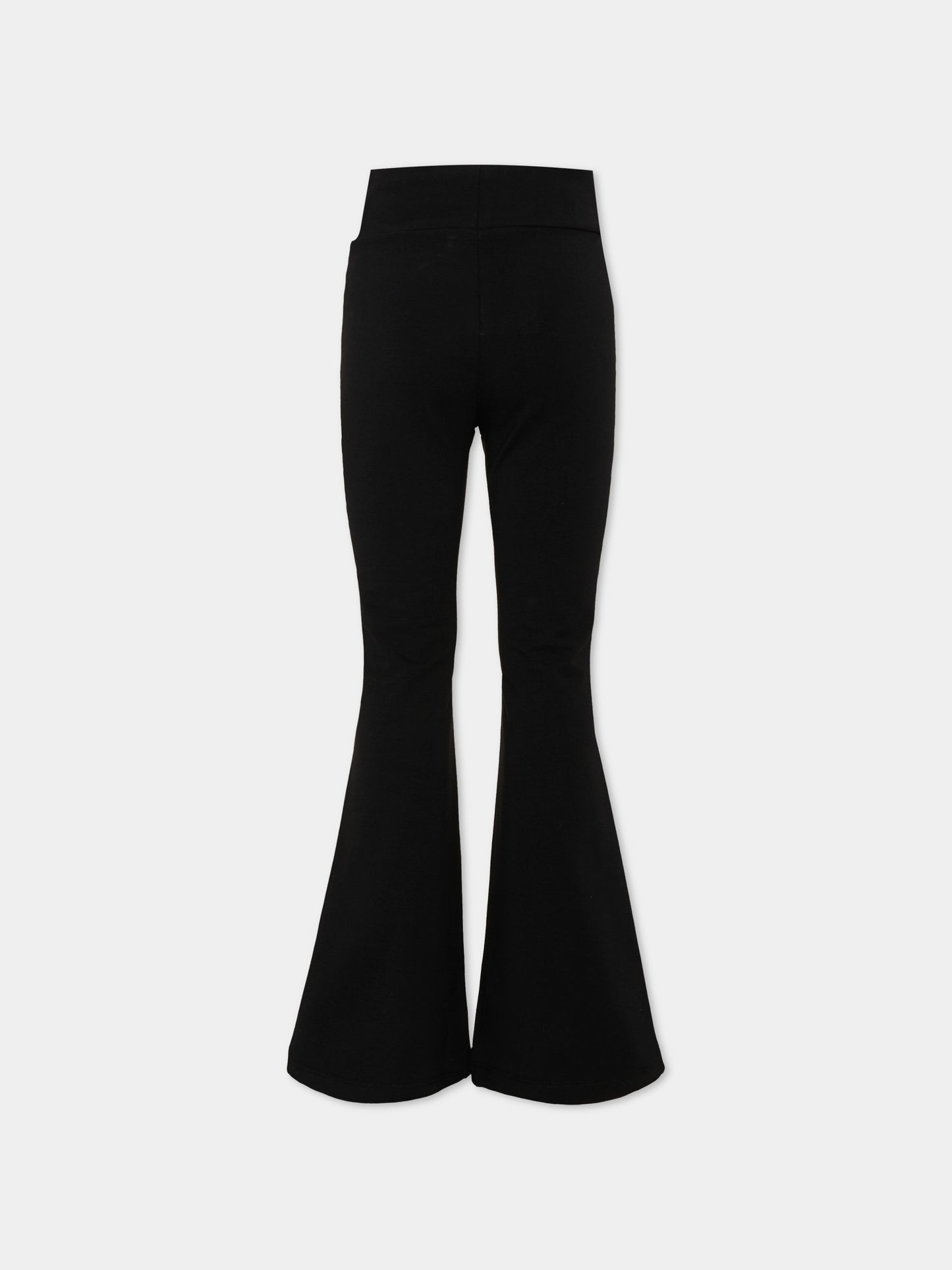 Leggings nero per bambina con logo,Barrow,F6BKJGLG009 110