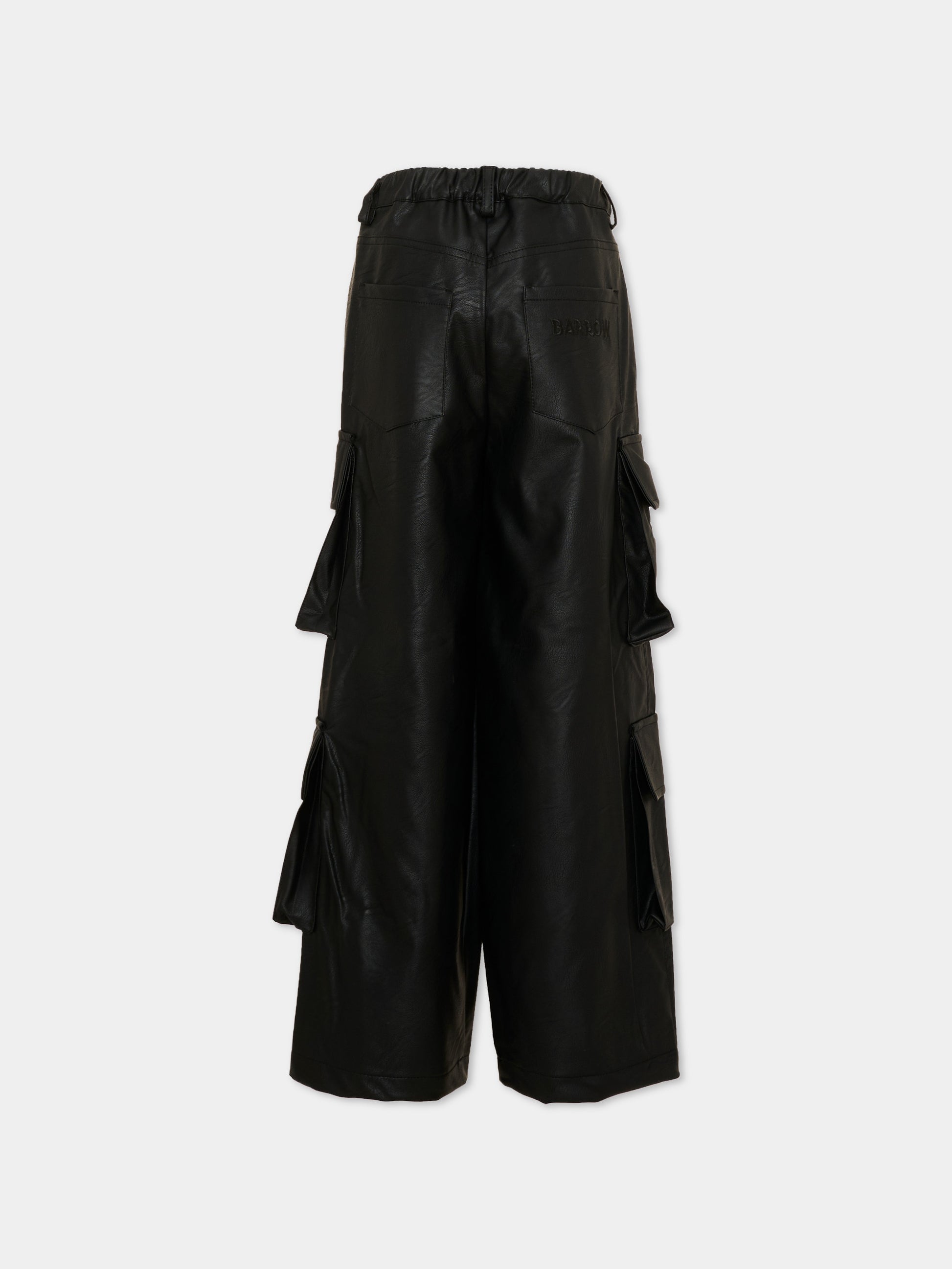 Pantalone nero per bambina cargo,Barrow,F6BKJGPA147 110