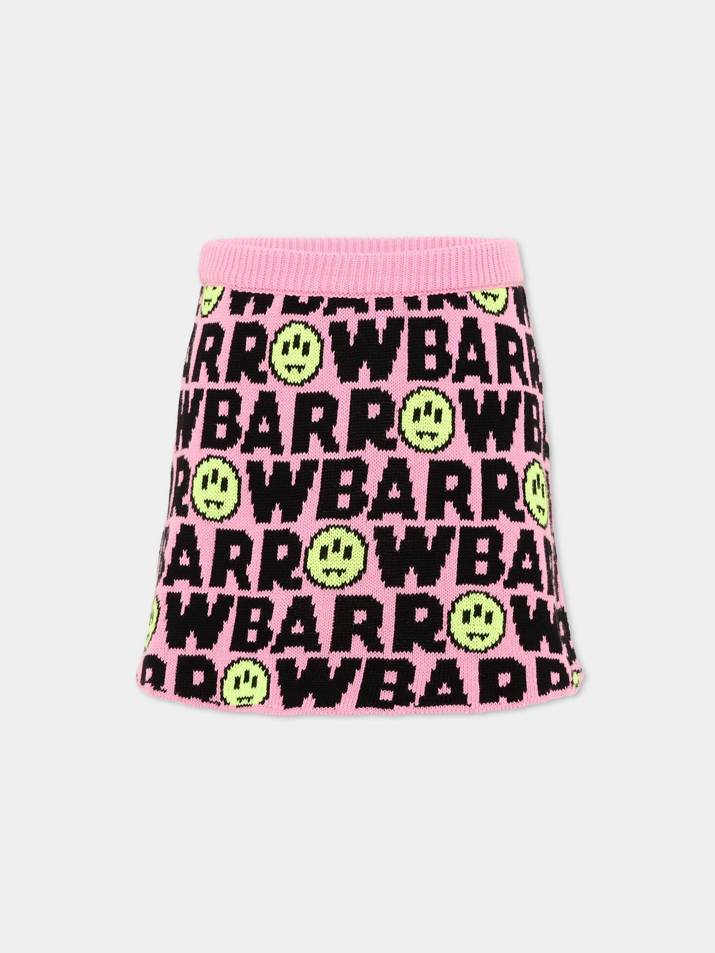 Gonna rosa per bambina con logo,Barrow,F6BKJGSK045 409