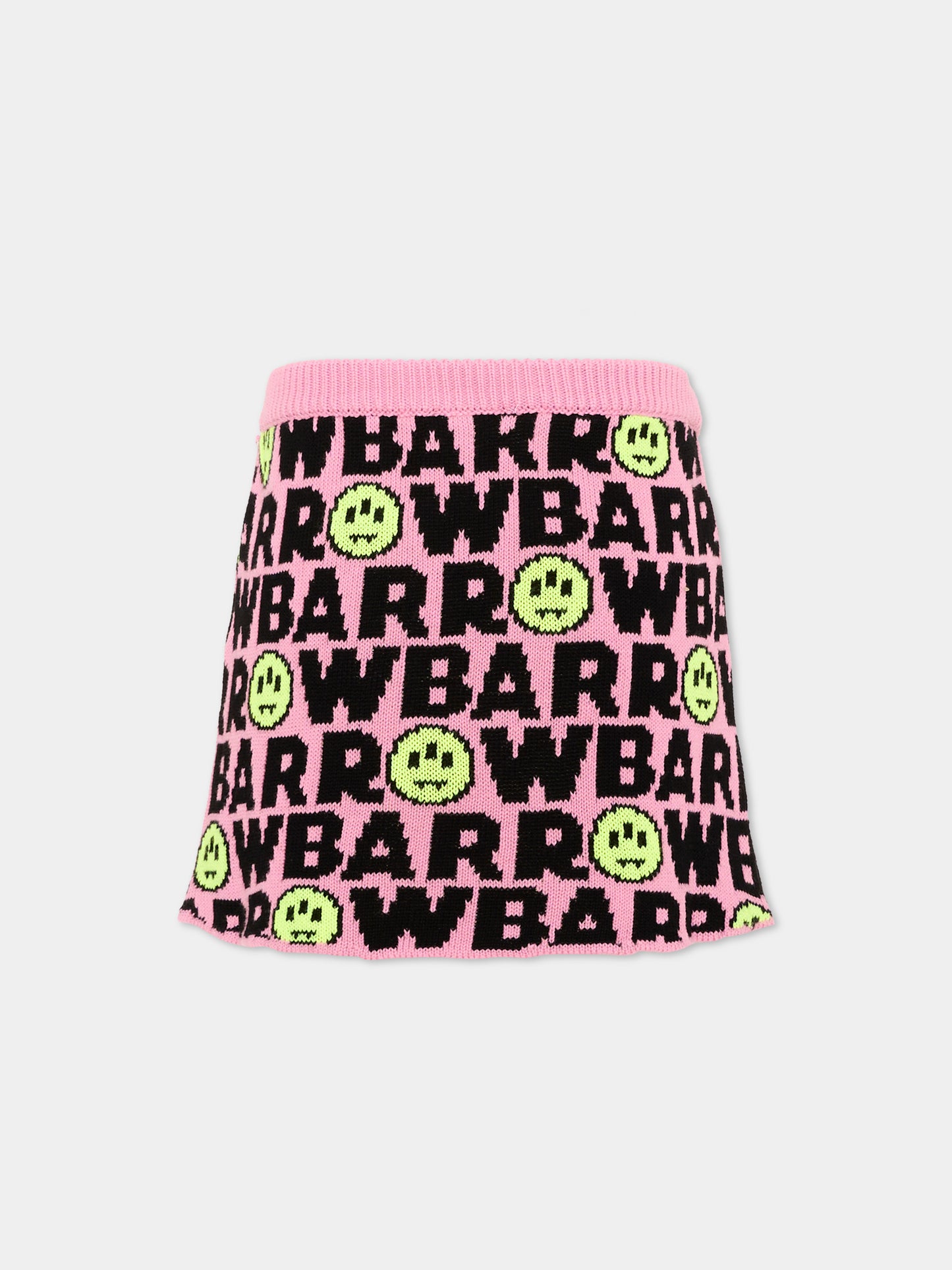 Gonna rosa per bambina con logo,Barrow,F6BKJGSK045 409