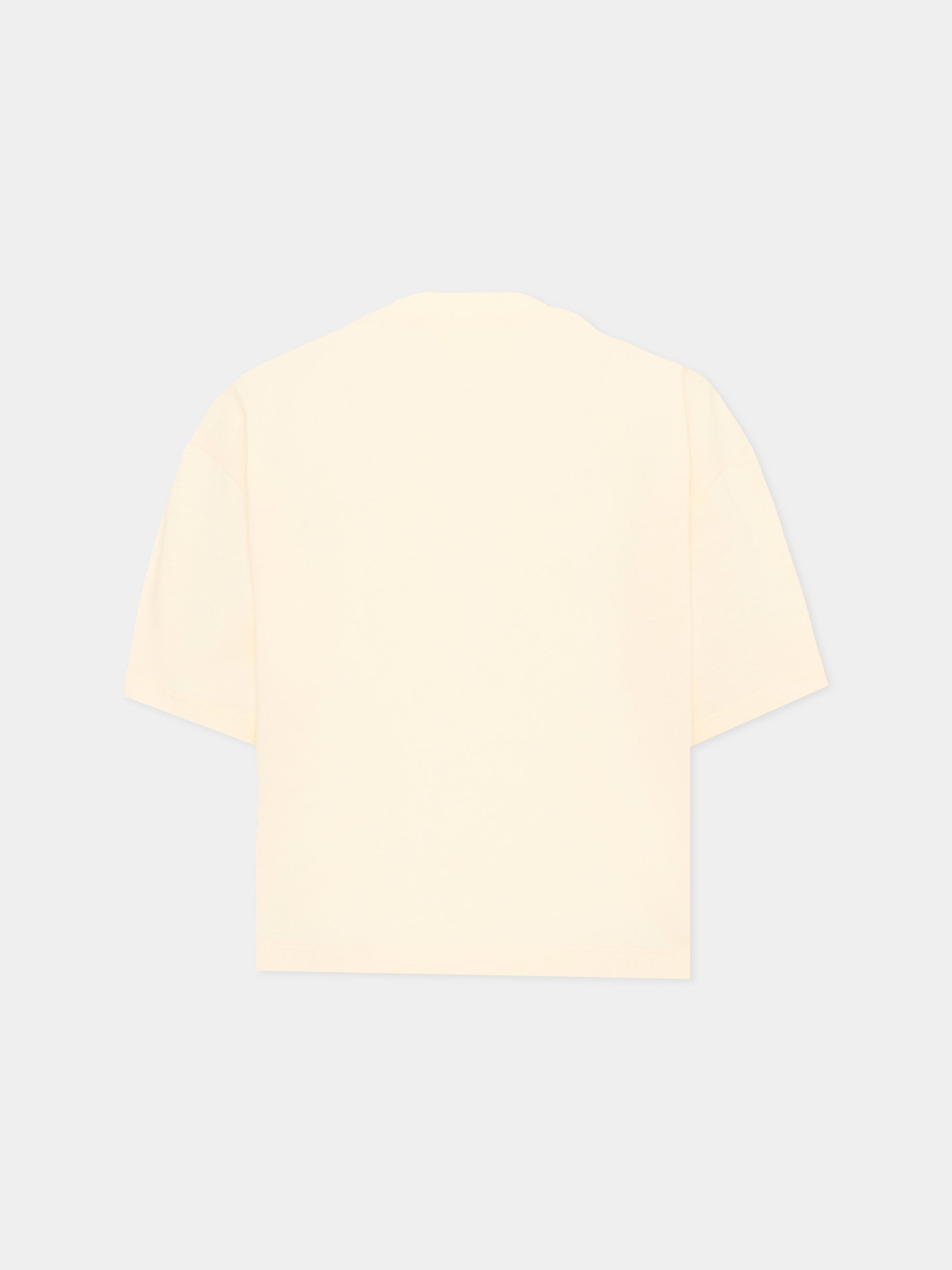 T-Shirt avorio per bambina con orsetto,Barrow,F6BKJGTH134 013
