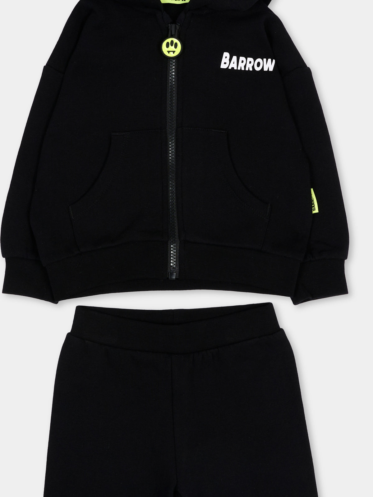 Completo sportivo lungo nero con logo,Barrow,F6BKUNZF190 110
