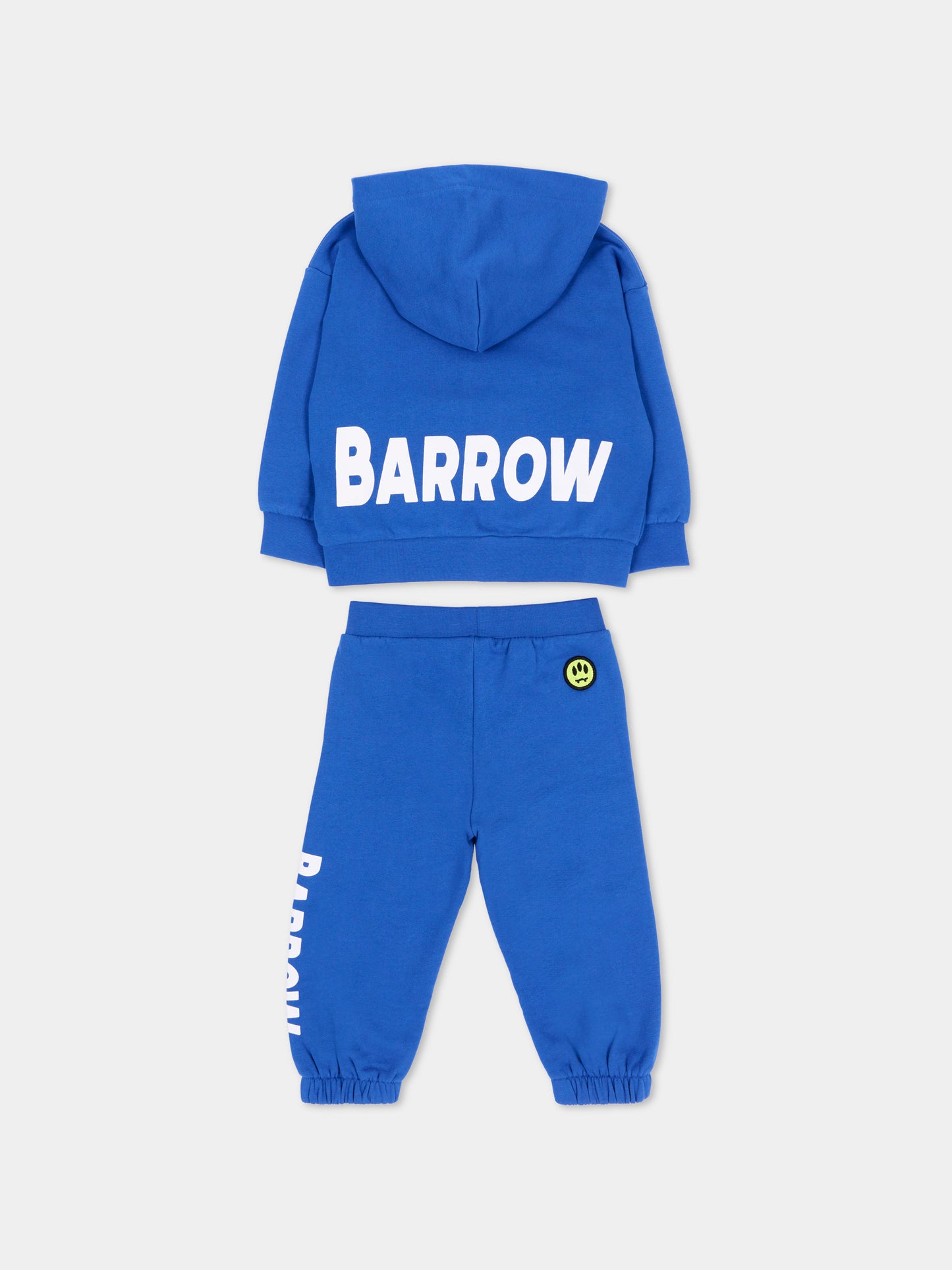Completo sportivo lungo blu  per neonati con logo,Barrow,F6BKUNZF190 407