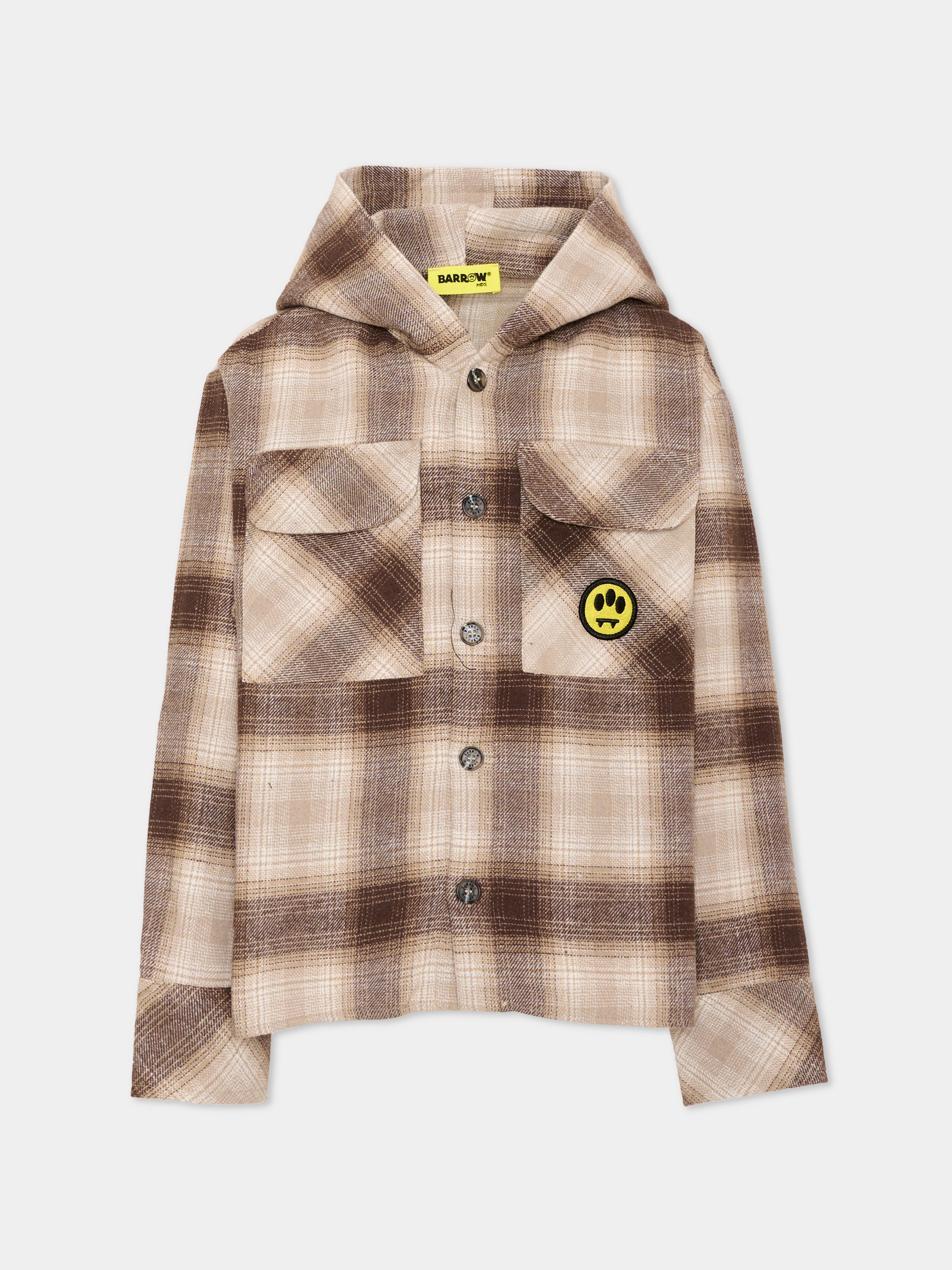 Camicia multicolor per bambino con logo,Barrow,F6BKJBSI085 013