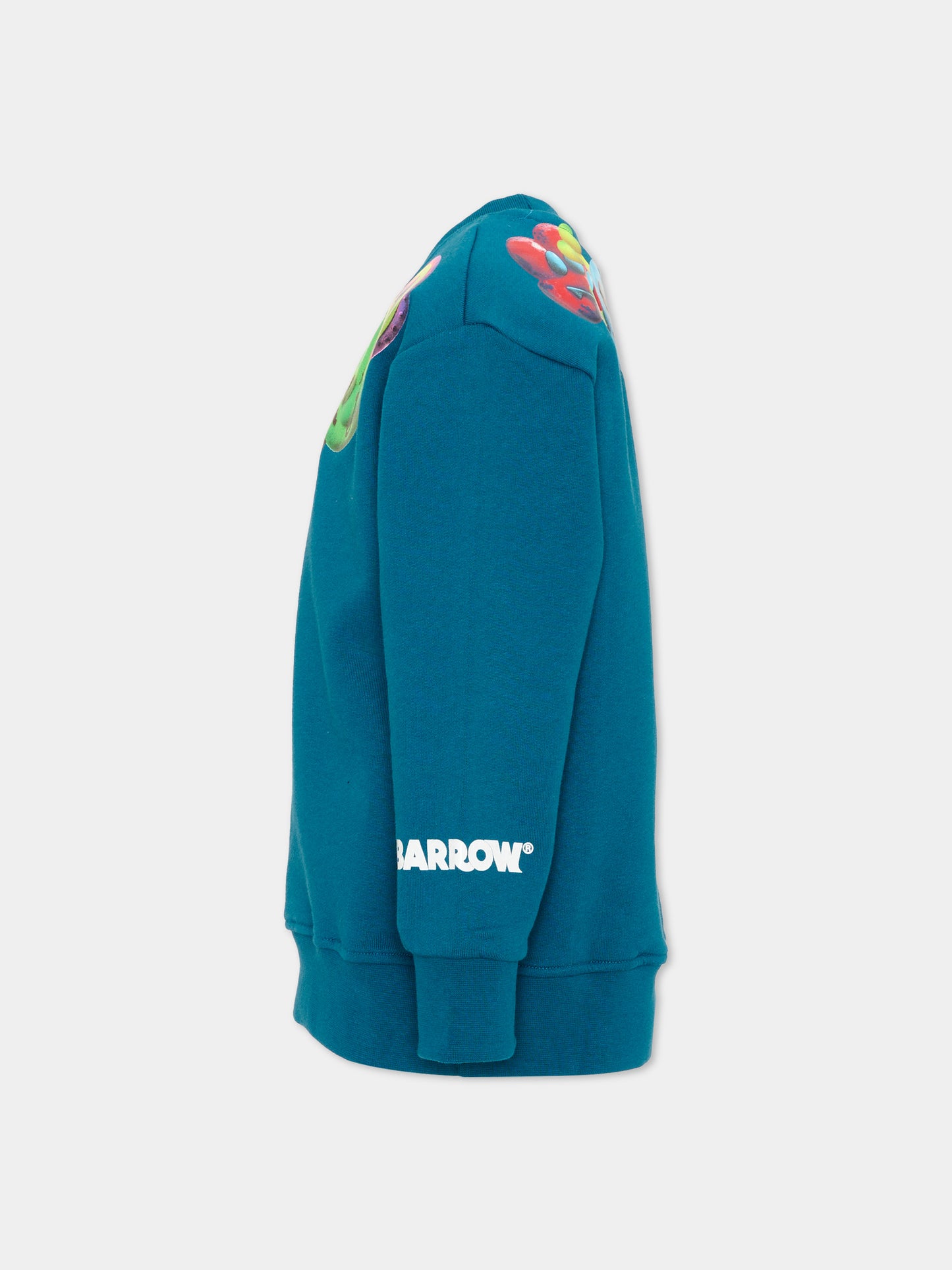 Felpa azzurra per bambini con smile,Barrow,F6BKJBSW062 059