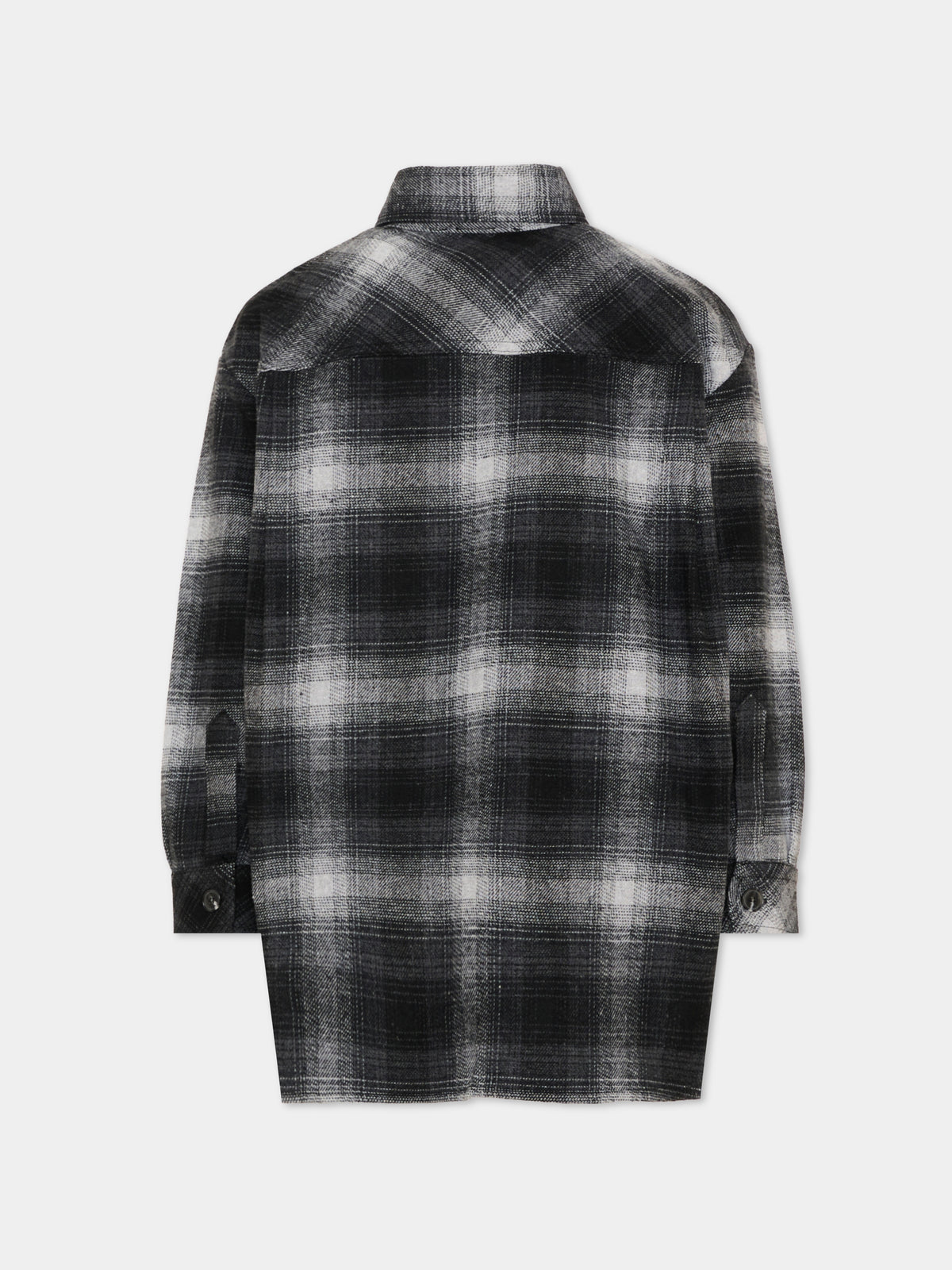 Camicia a manica lunga nera per bambina tartan,Barrow,F6BKJGSI117 110